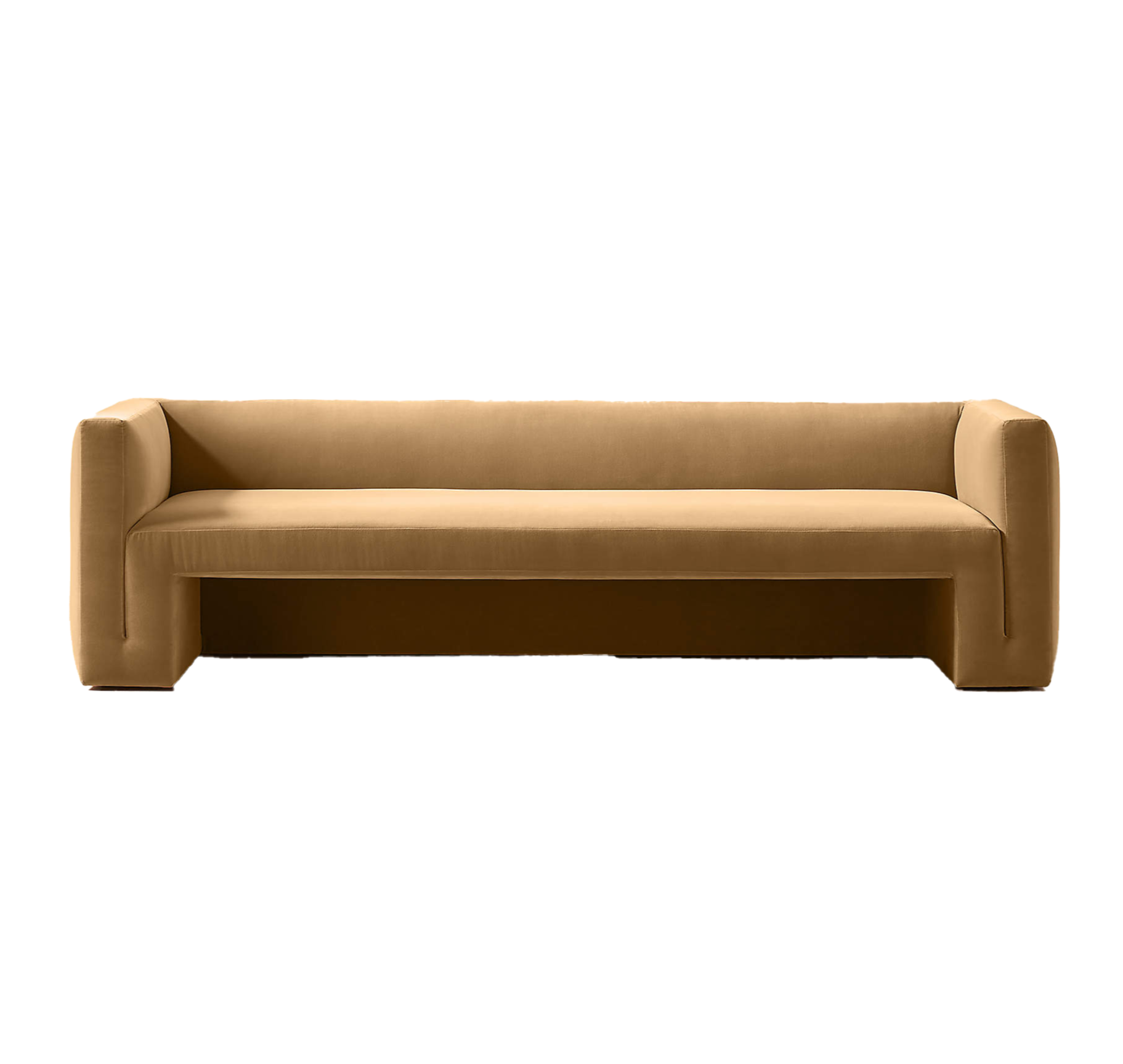 Matra Camel Velvet Sofa