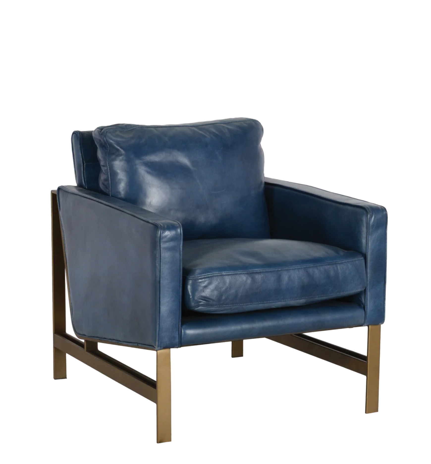 Chazzie Blue Club Chair
