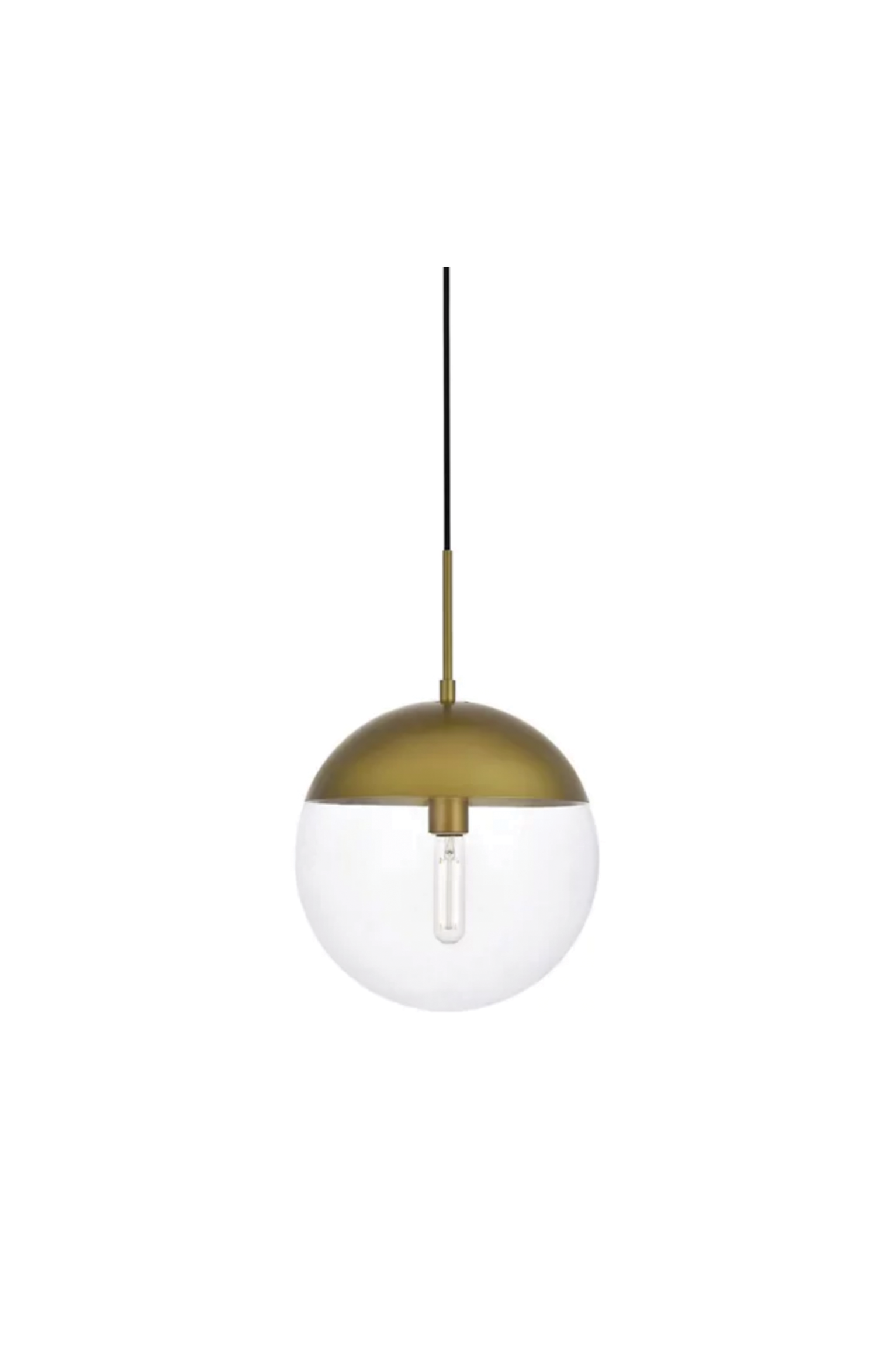 Brass Elipse Pendant