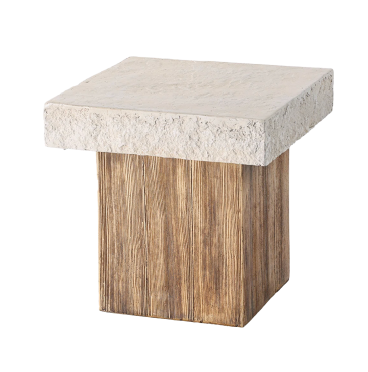 Outdoor Concrete Side Table