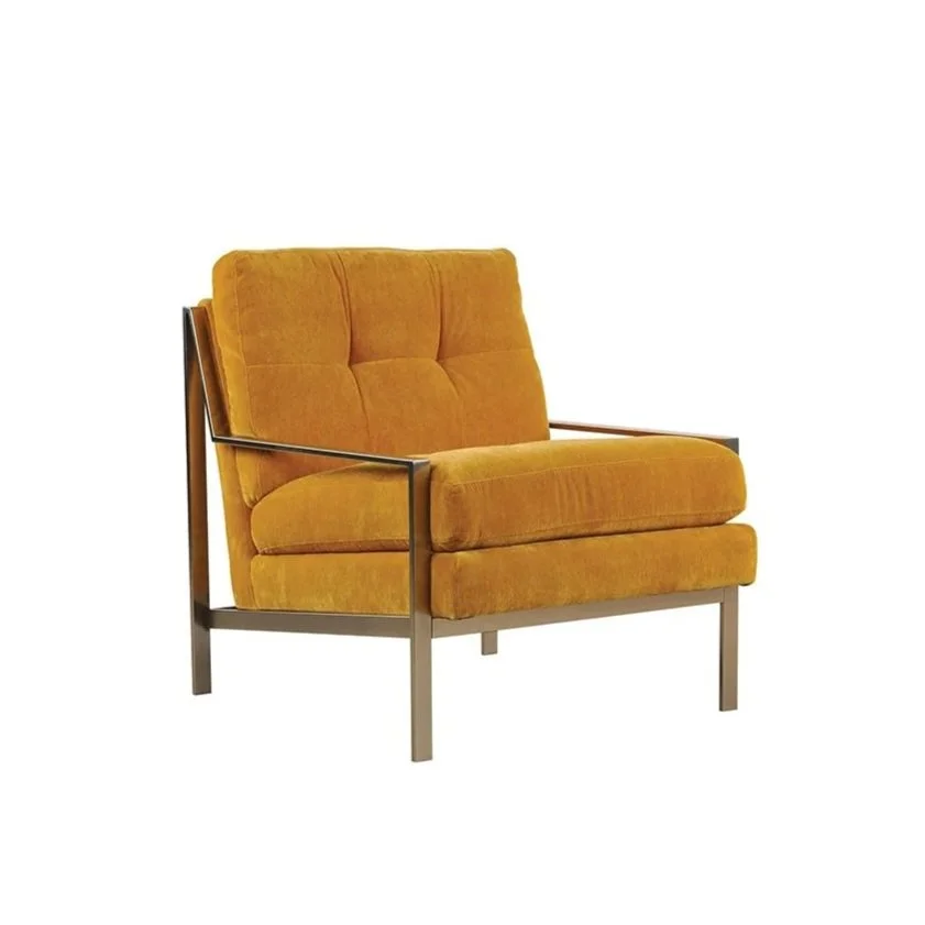 Gold LS Danish Armchair