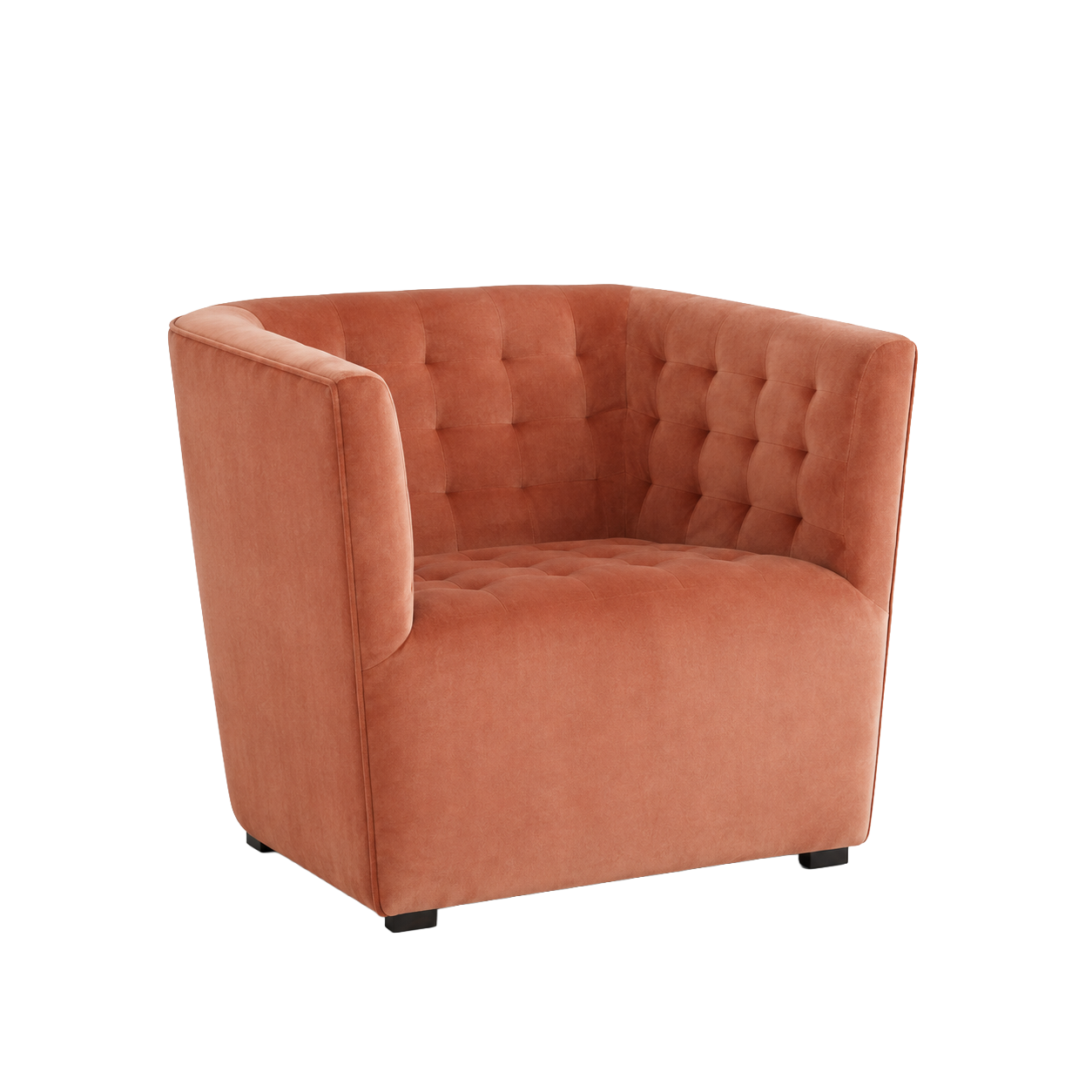 Orange Accent Armchair