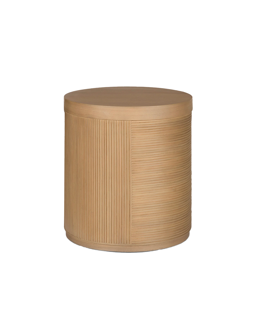 Wooden Detail Side Table