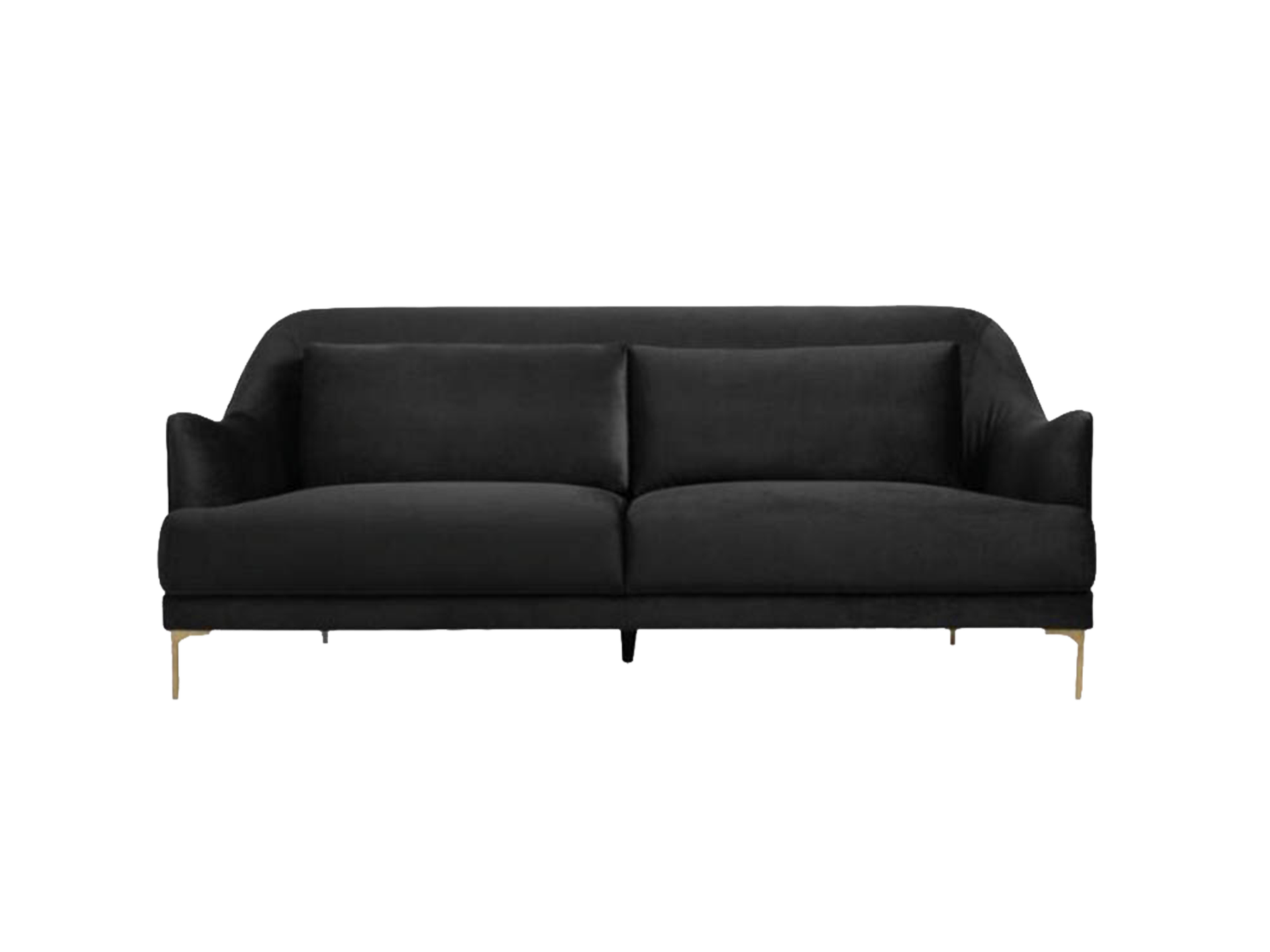 Black Microsuede Sofa