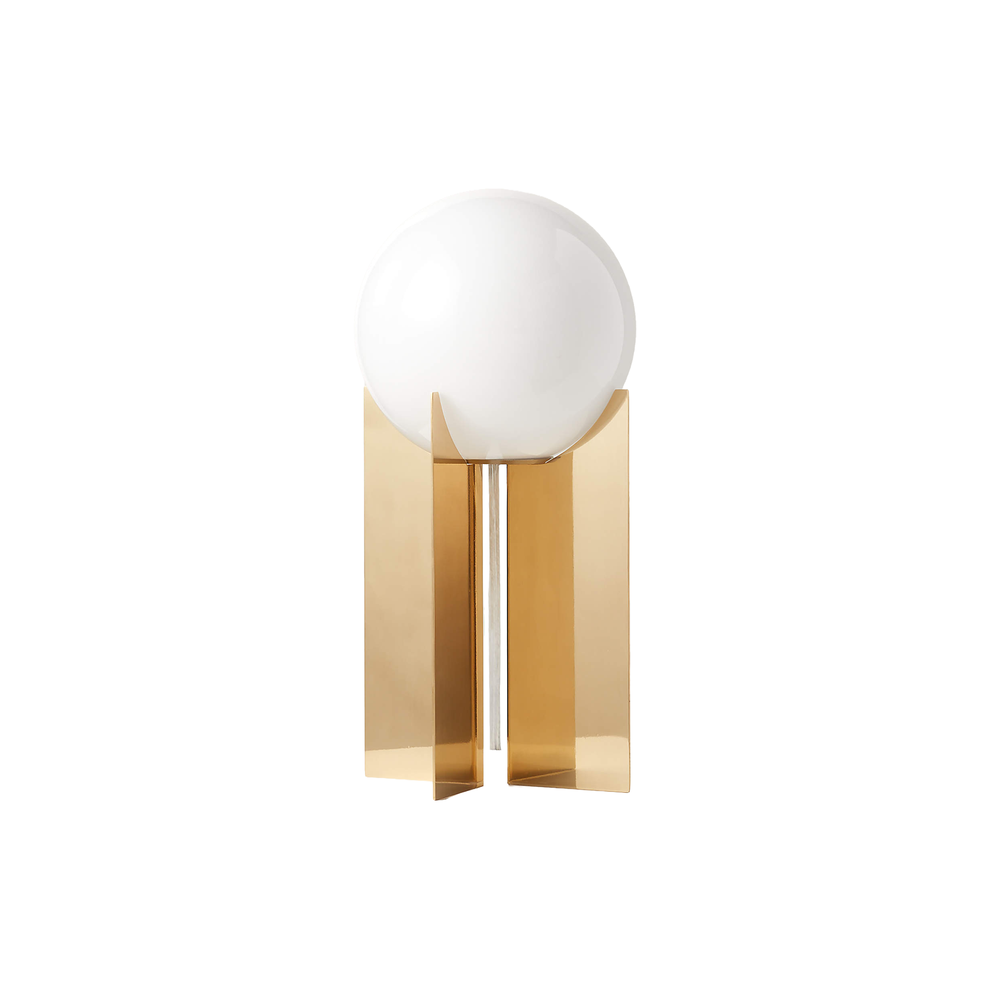 Polished Brass Table Lamp