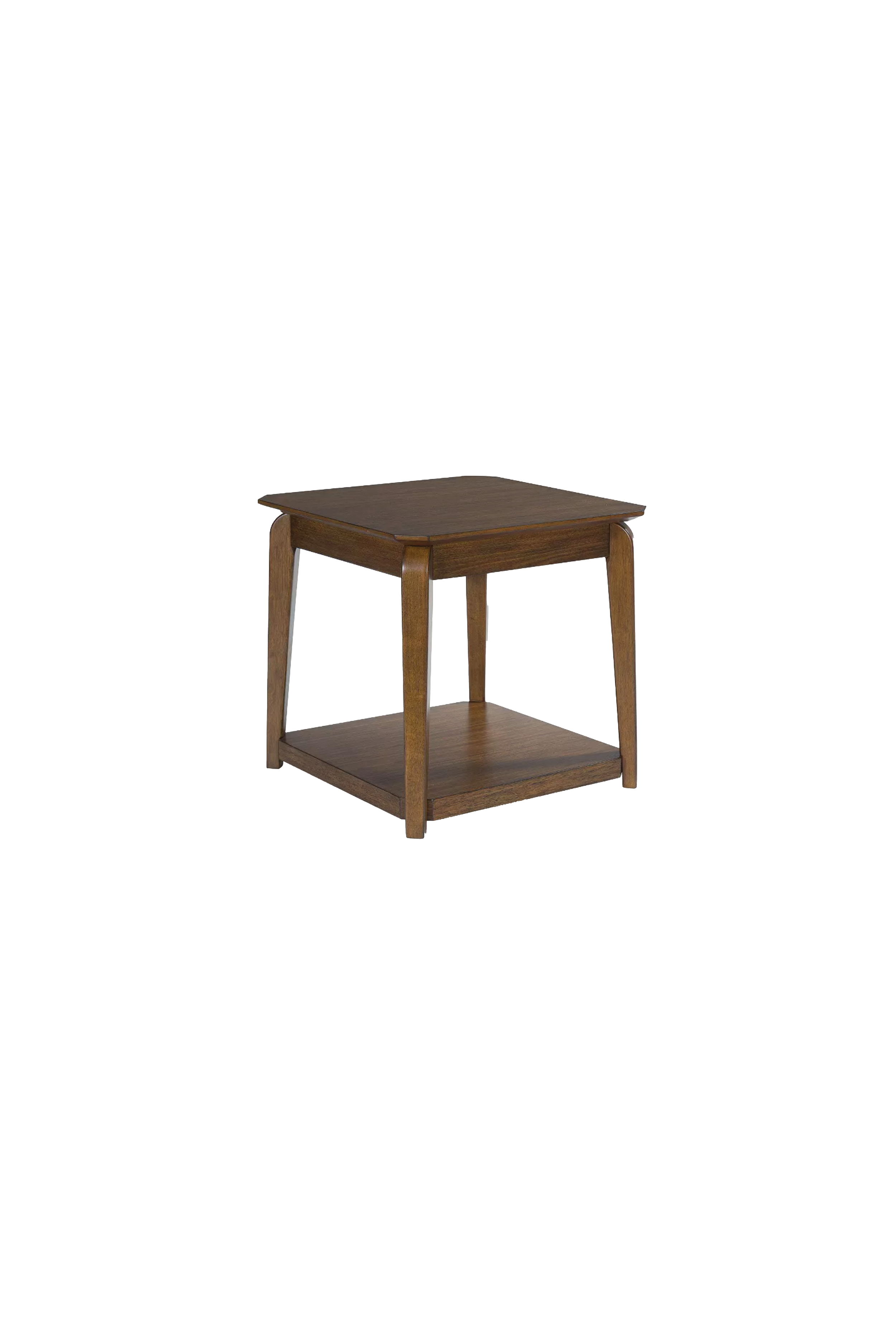Brown Mid-Century End Table