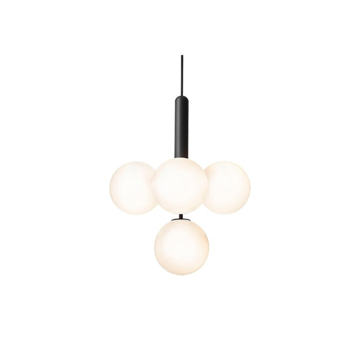 Black MidCentury Pendant