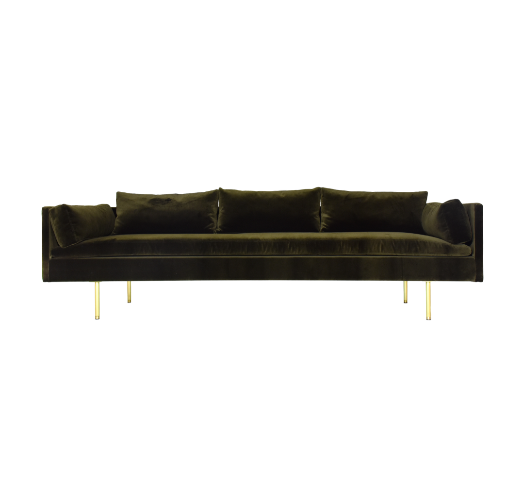 Sage Velvet Geneva Sofa