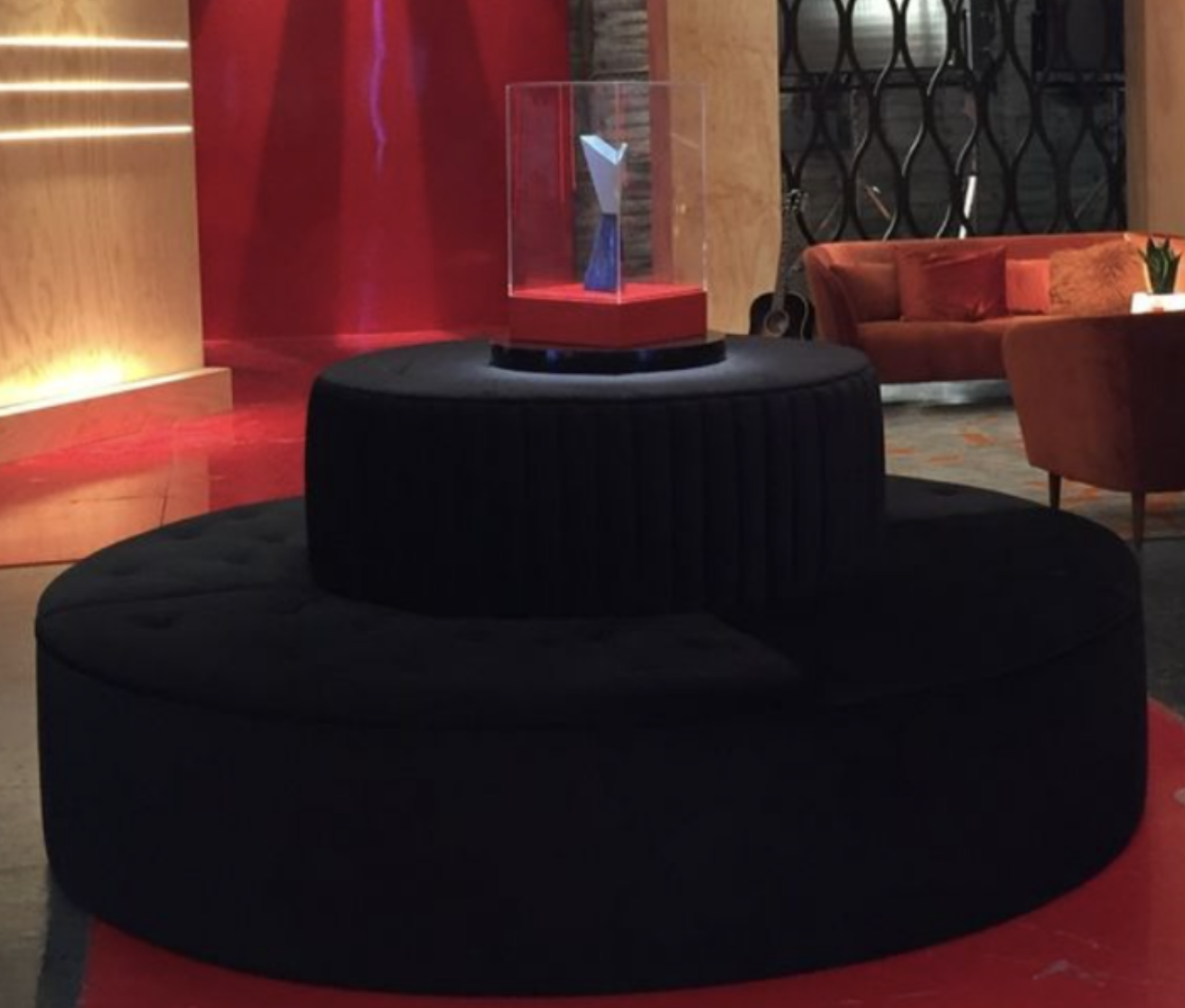 Black Velvet Banquette