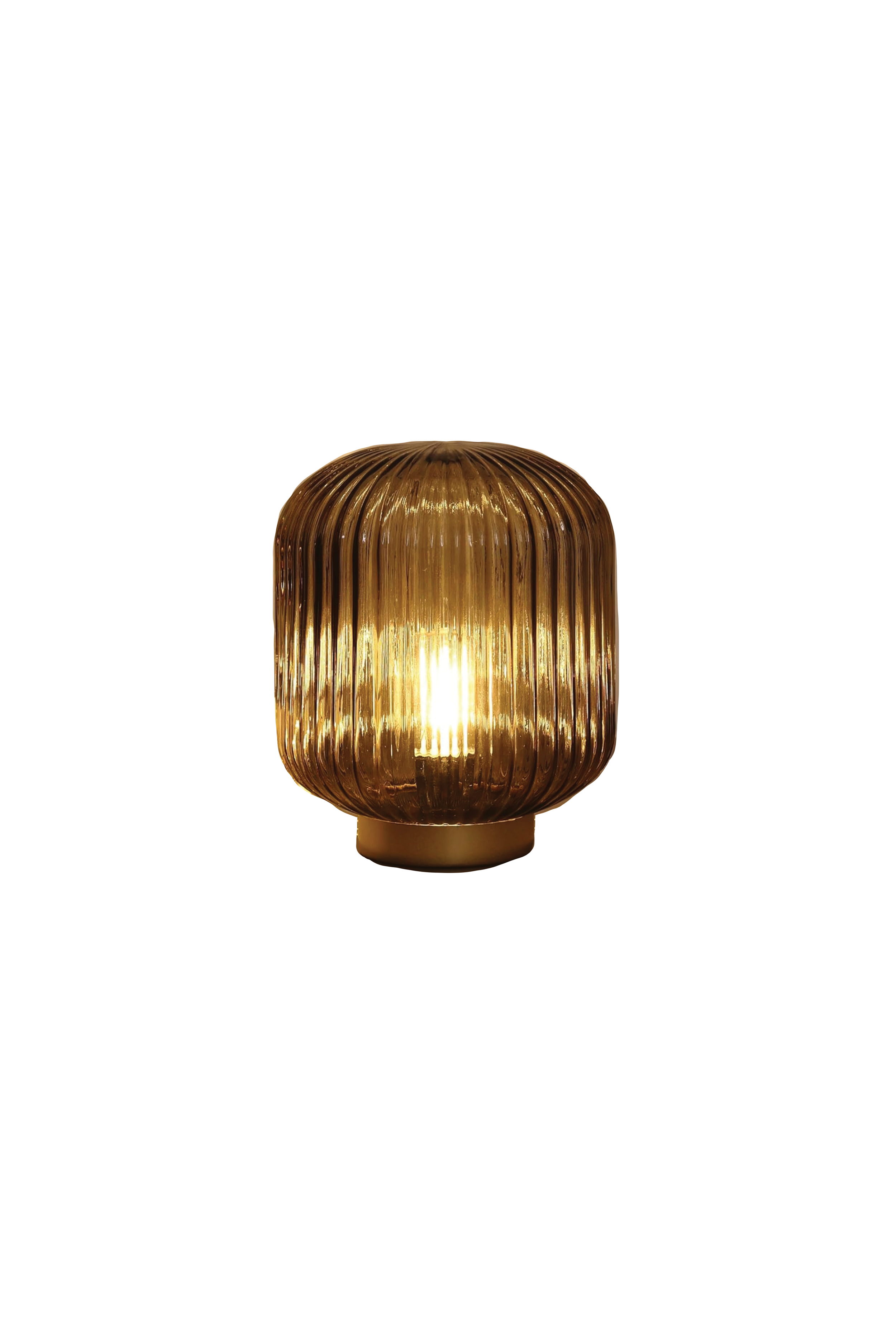 Brown Battery Operated Table Lamp