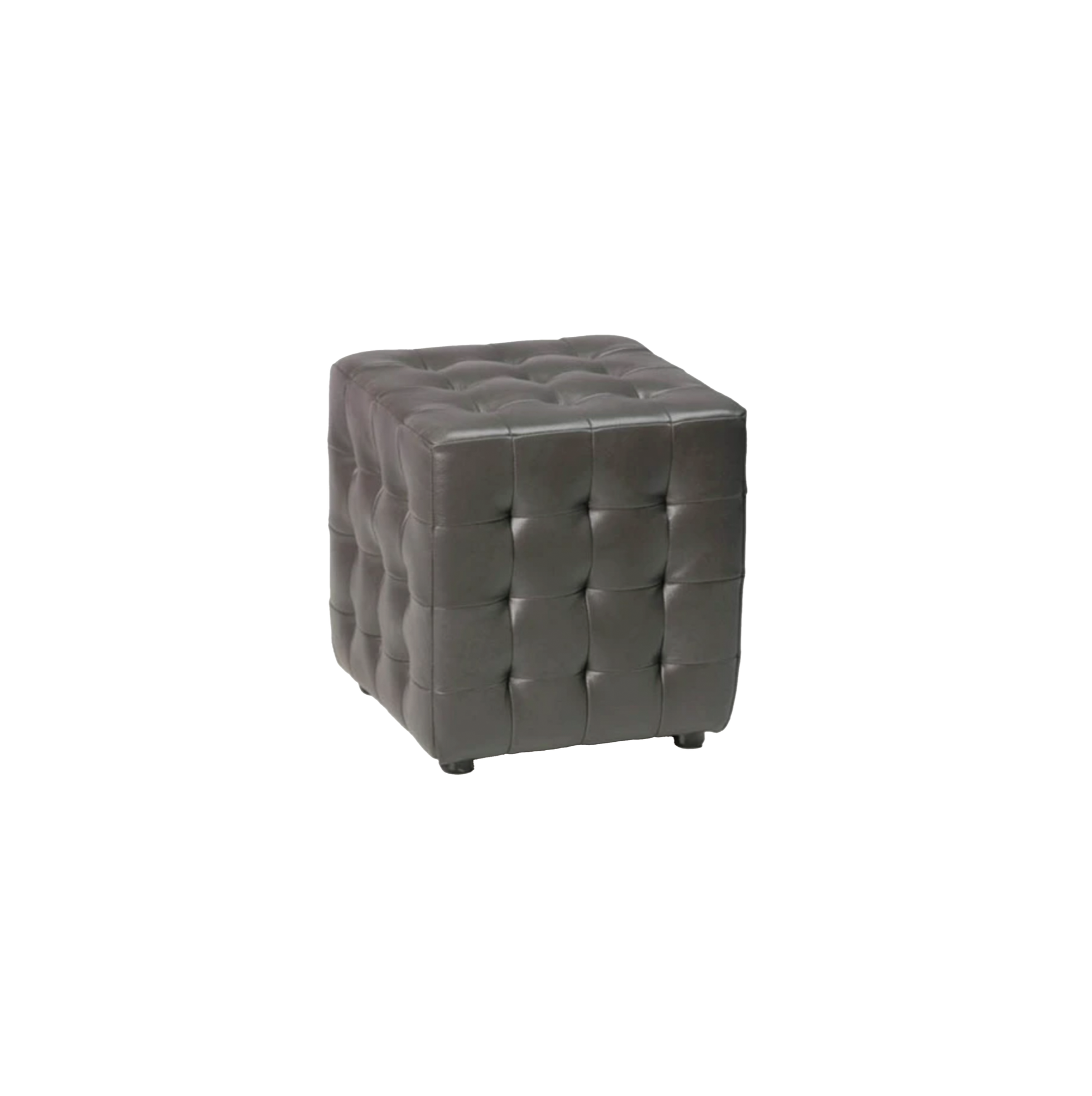 Metal Grey Ottoman