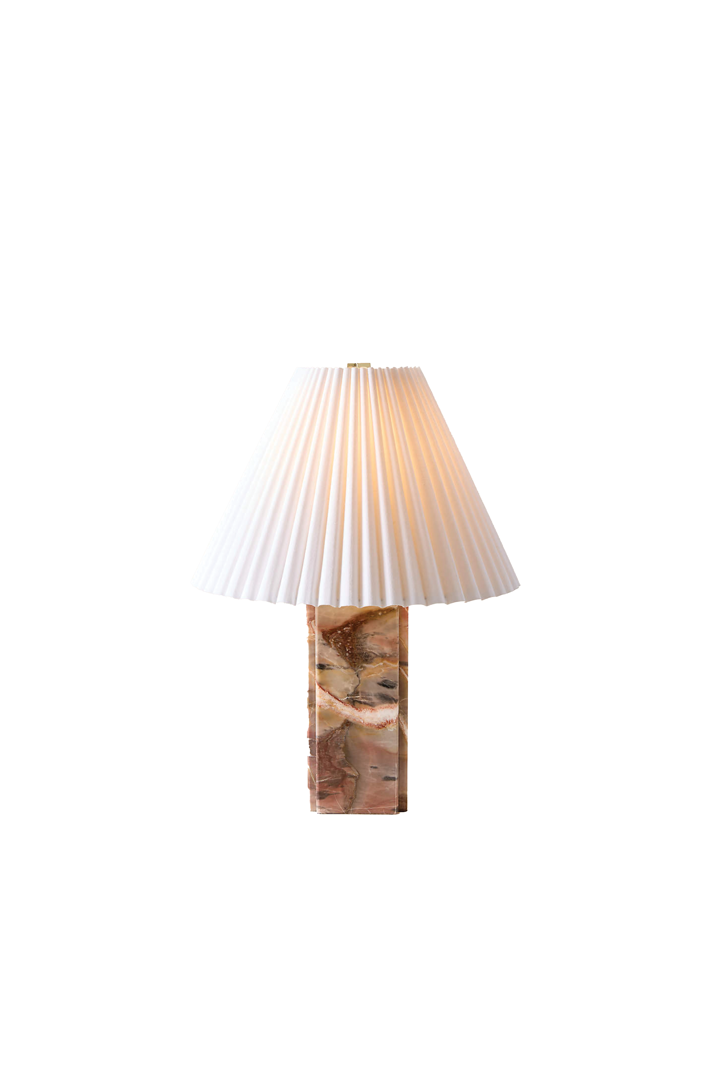 Bianca Red Marble Table Lamp