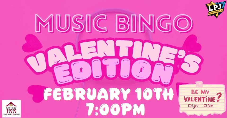 Tuesday Trivia: Music Bingo - Valentine’s Edition
