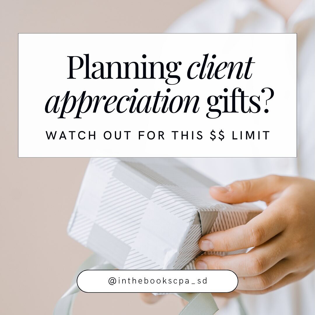 Also, keep in mind that certain industries are prohibited from giving client gifts by their licensing agencies. Make sure to consult your professional regulatory agency first.