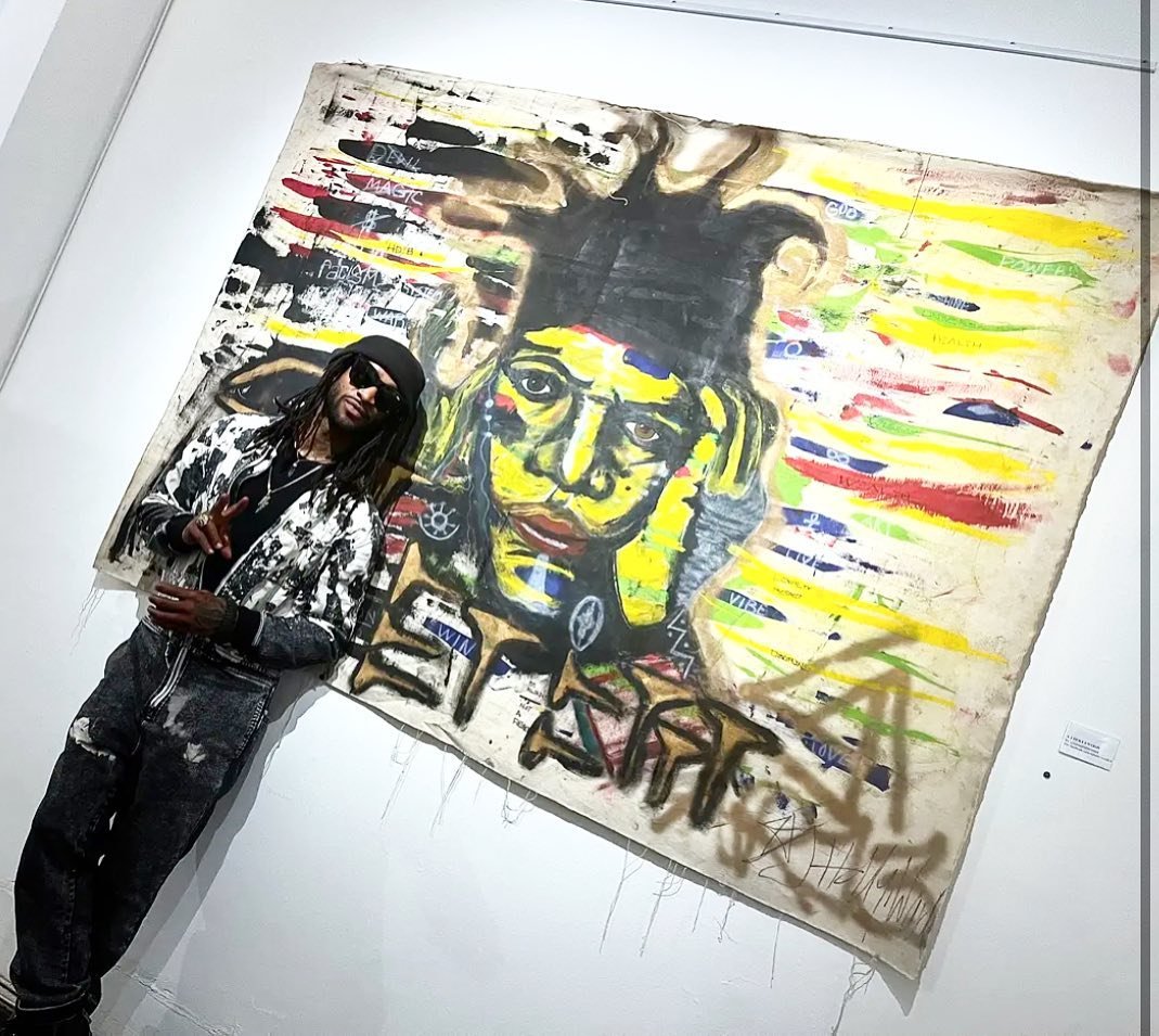 Standing on energy #king #art #expression #visionary #details #symbolism #graffitiart #codes #universal #ownlane #highvibrations #therealthing #losangeles #liveitup
