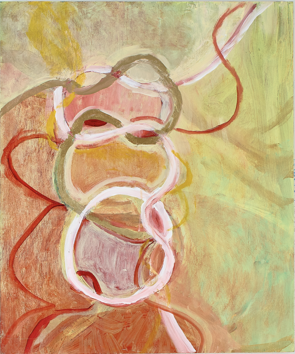 'Double or Nothing' acrylic on panel, 24" x 18"