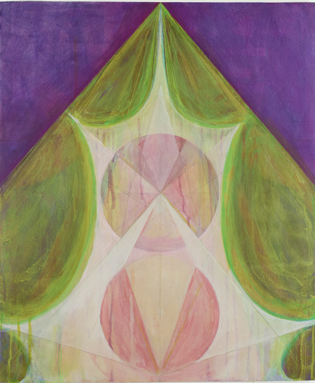 'Mercy II', Acrylic on Birch Panel, 24" x 20" , 2025