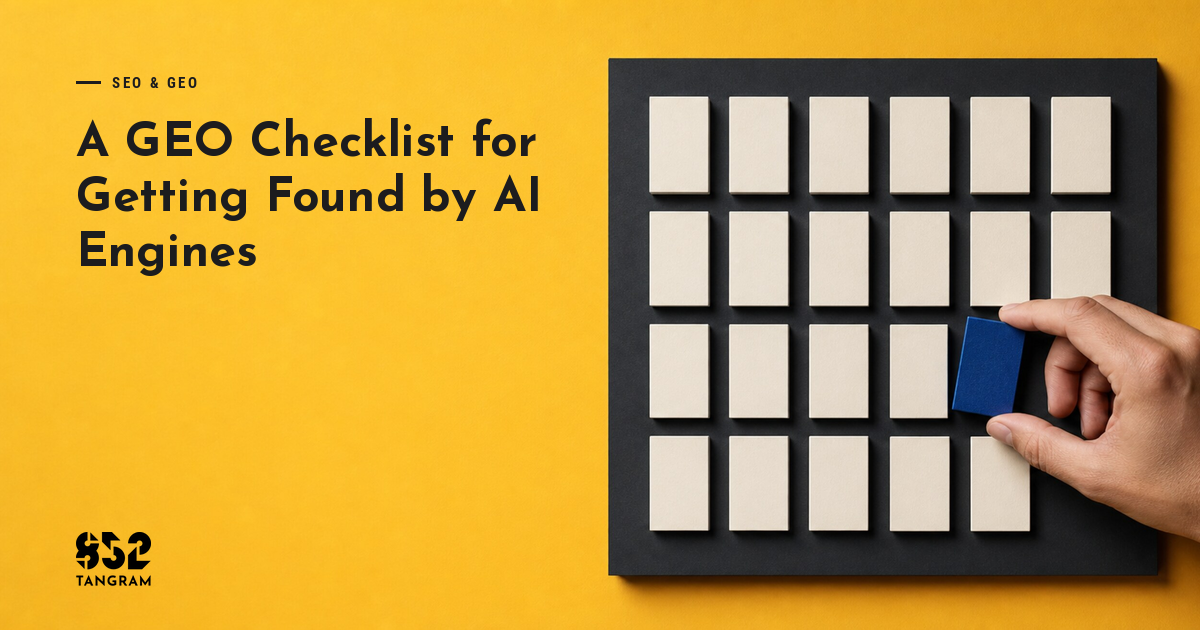 A GEO Checklist for Getting Found by AI Engines