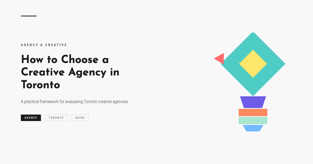 How to Choose a Creative Agency in Toronto