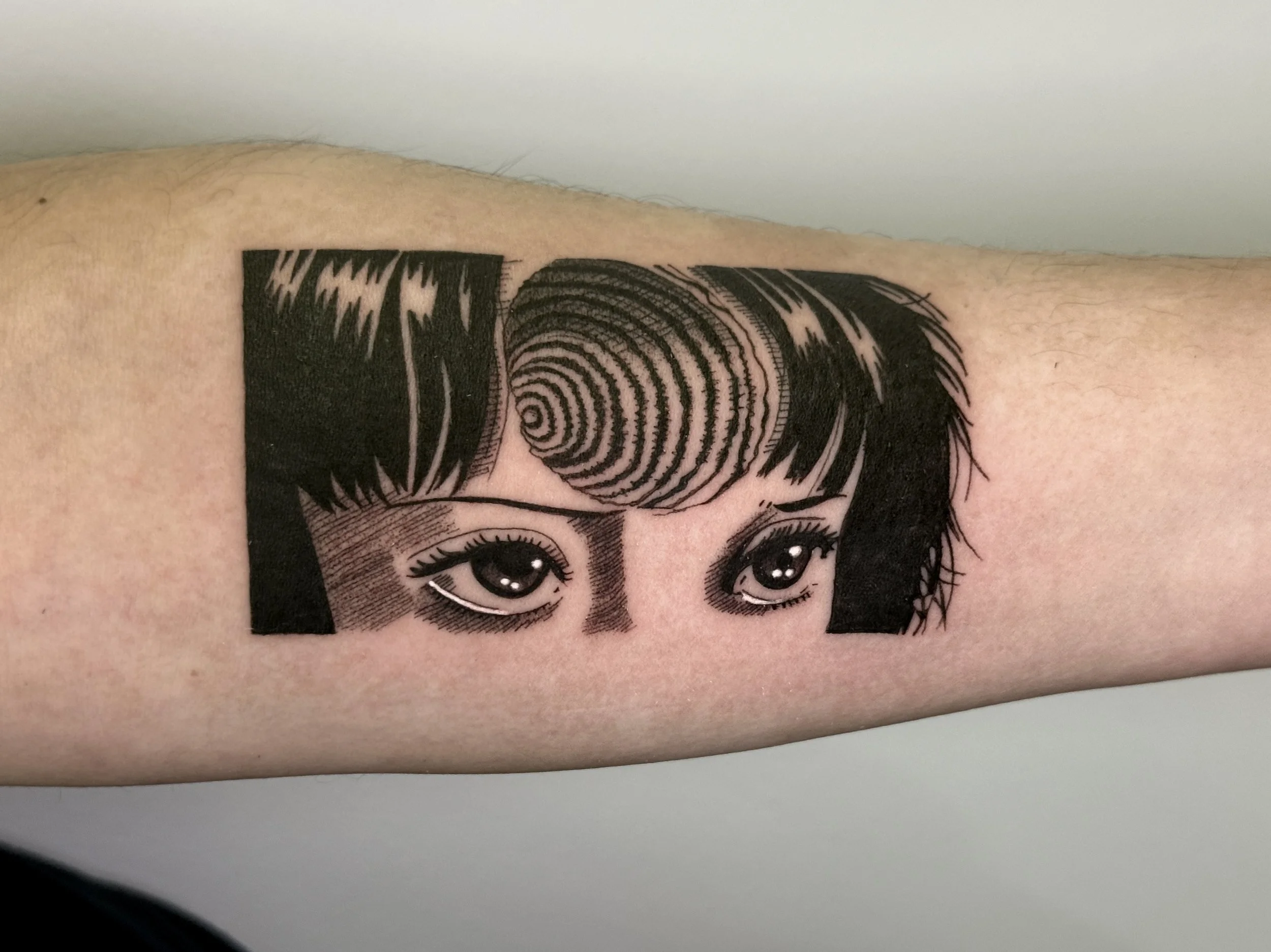 Uzumaki Manga Panel Tattoo