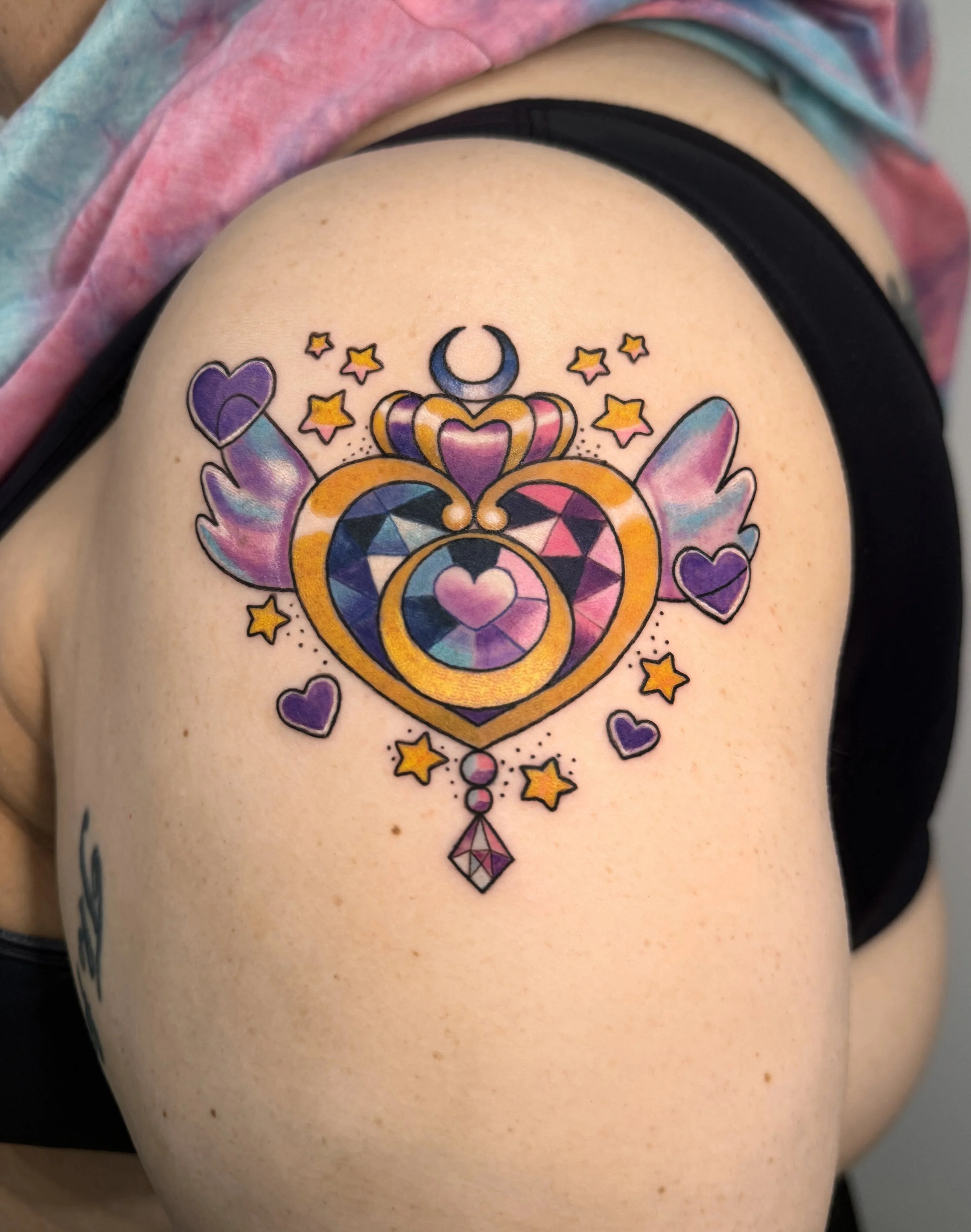 Full Color Sailor Moon Tattoo NYC