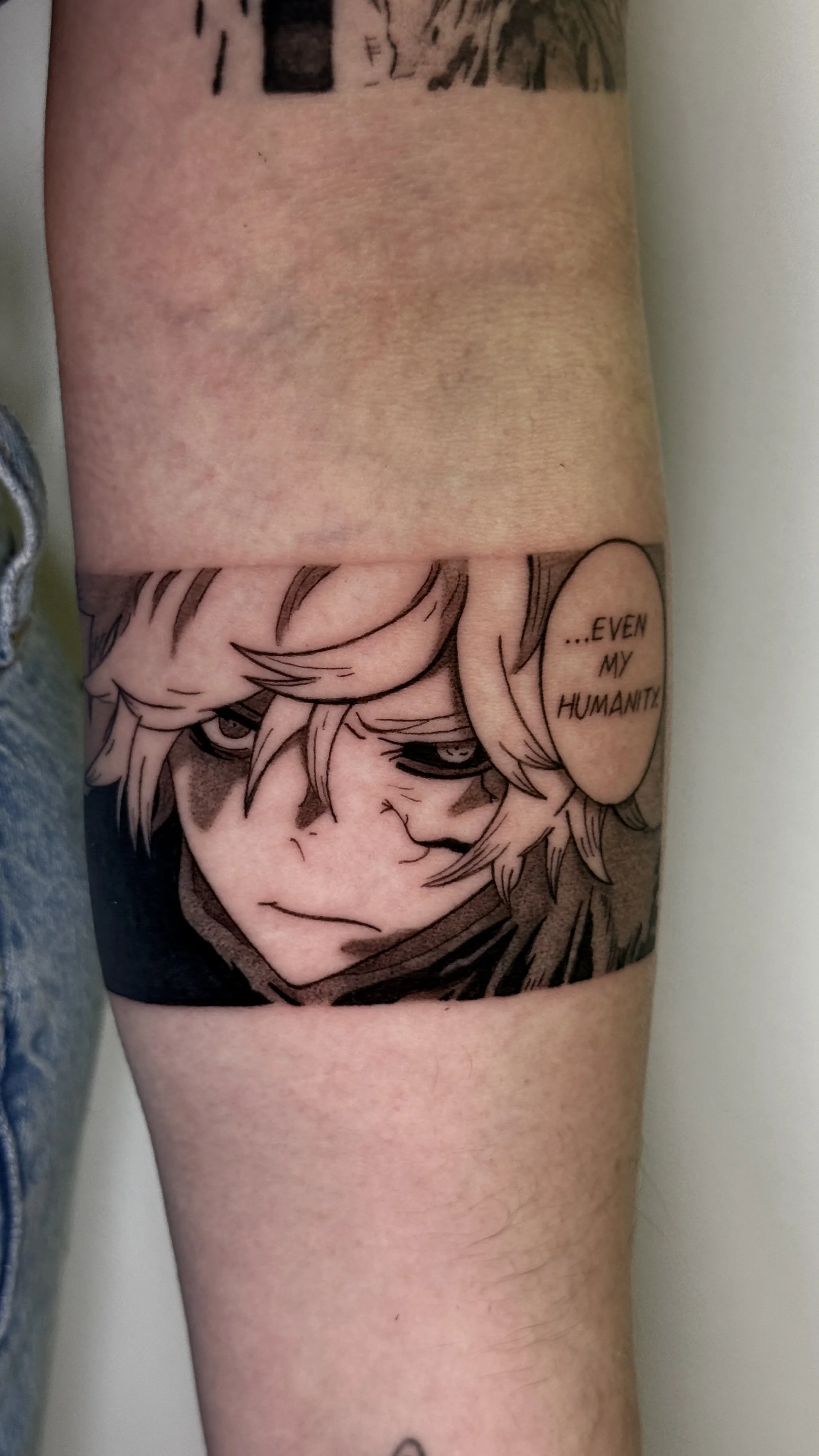 Hells Paradise manga Panel Tattoo