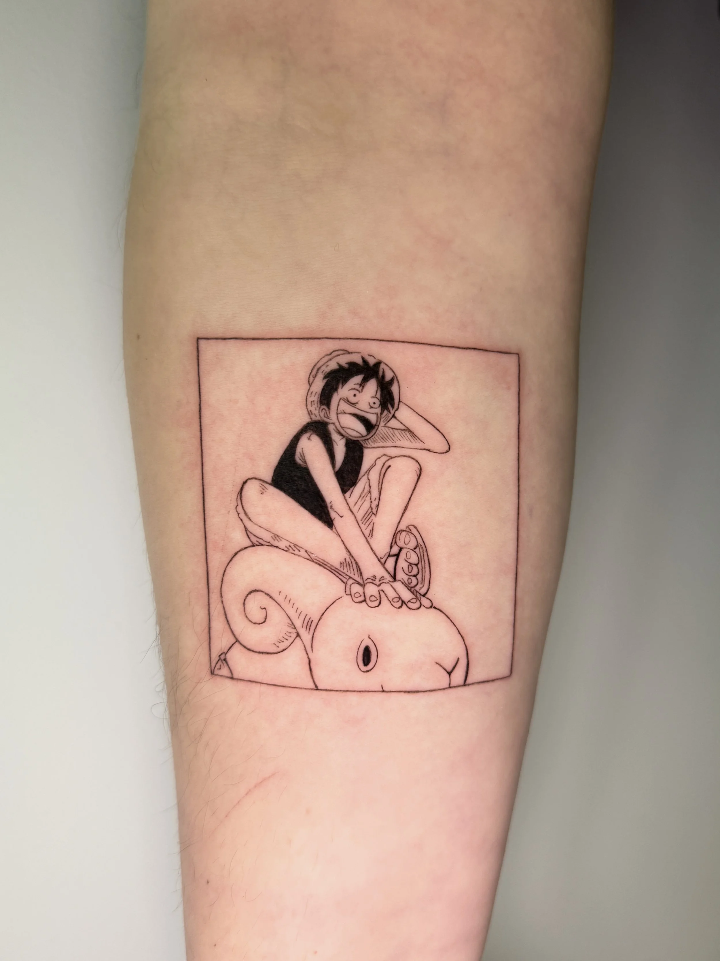 Luffa Manga Panel Tattoo