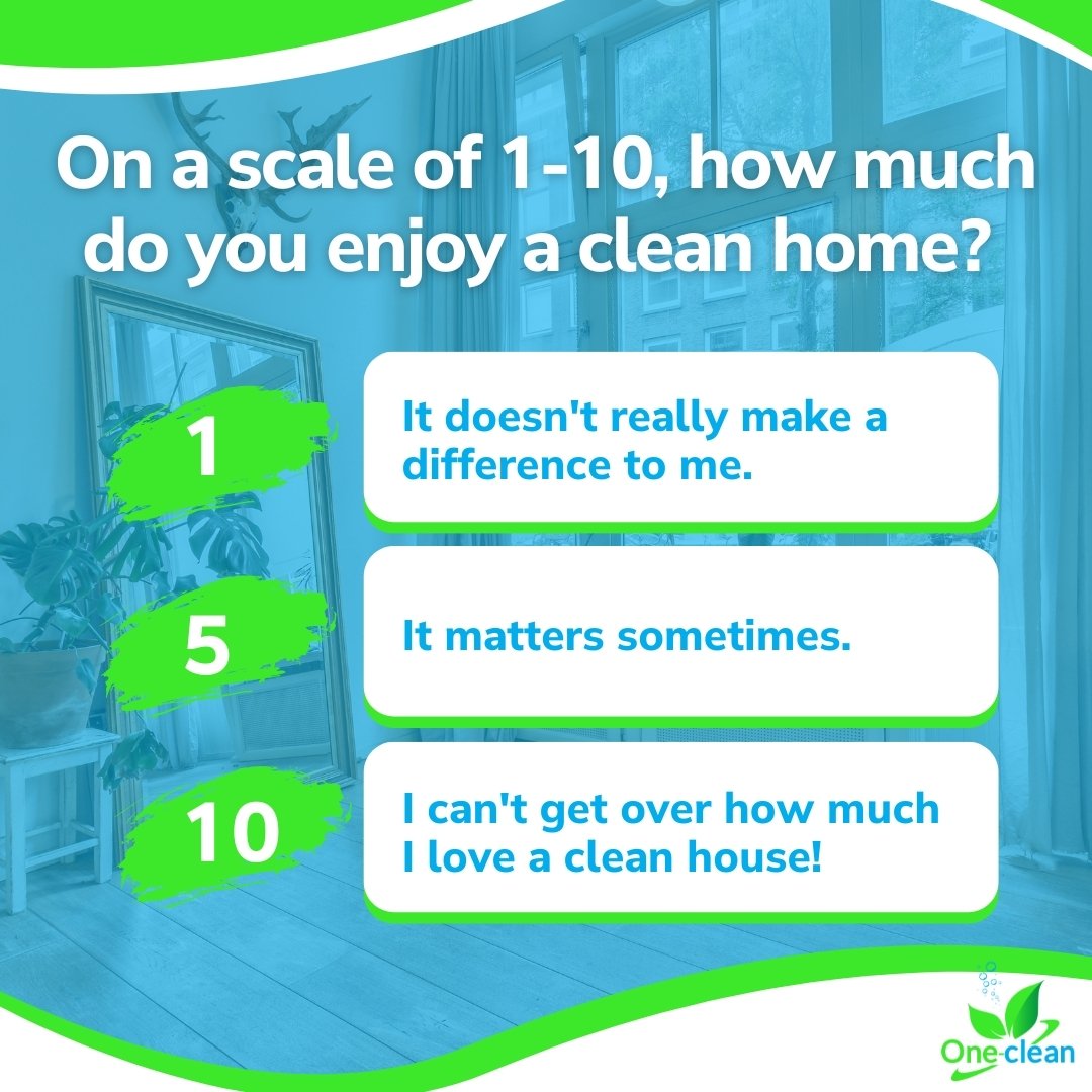 Question: on a scale of 1&ndash;10, how much do you enjoy a clean home? Do you enjoy the before and after of the cleaning process? Have a favorite counter spray that you'll part with over your dead body? If so, you're our kind of person. Ever conside