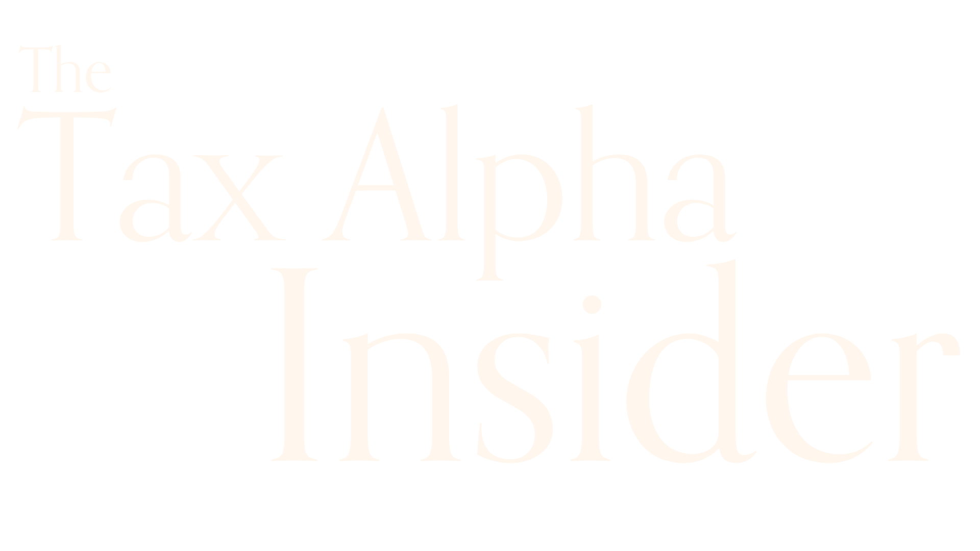 Alpha Taxes
