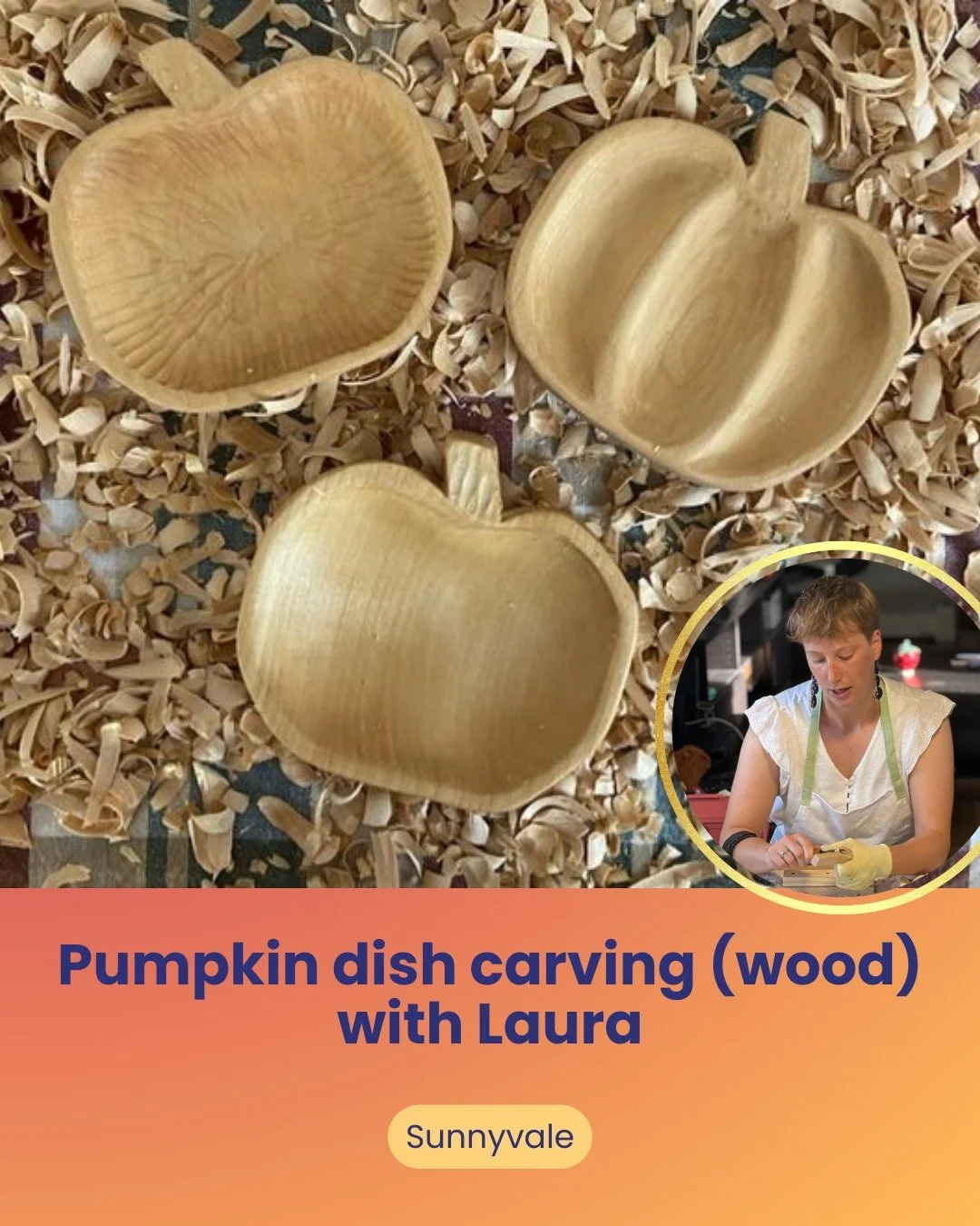 🍂 IRL Fall Gathering

Skip the pumpkin spice latte and make memories instead:
🔨 Hands-on pumpkin carving with wood tools
🖌️ Pumpkin quilling for mindful creativity
🎶 Sound bath outdoors for a full reset

🌙 Just down the street - come alone or br