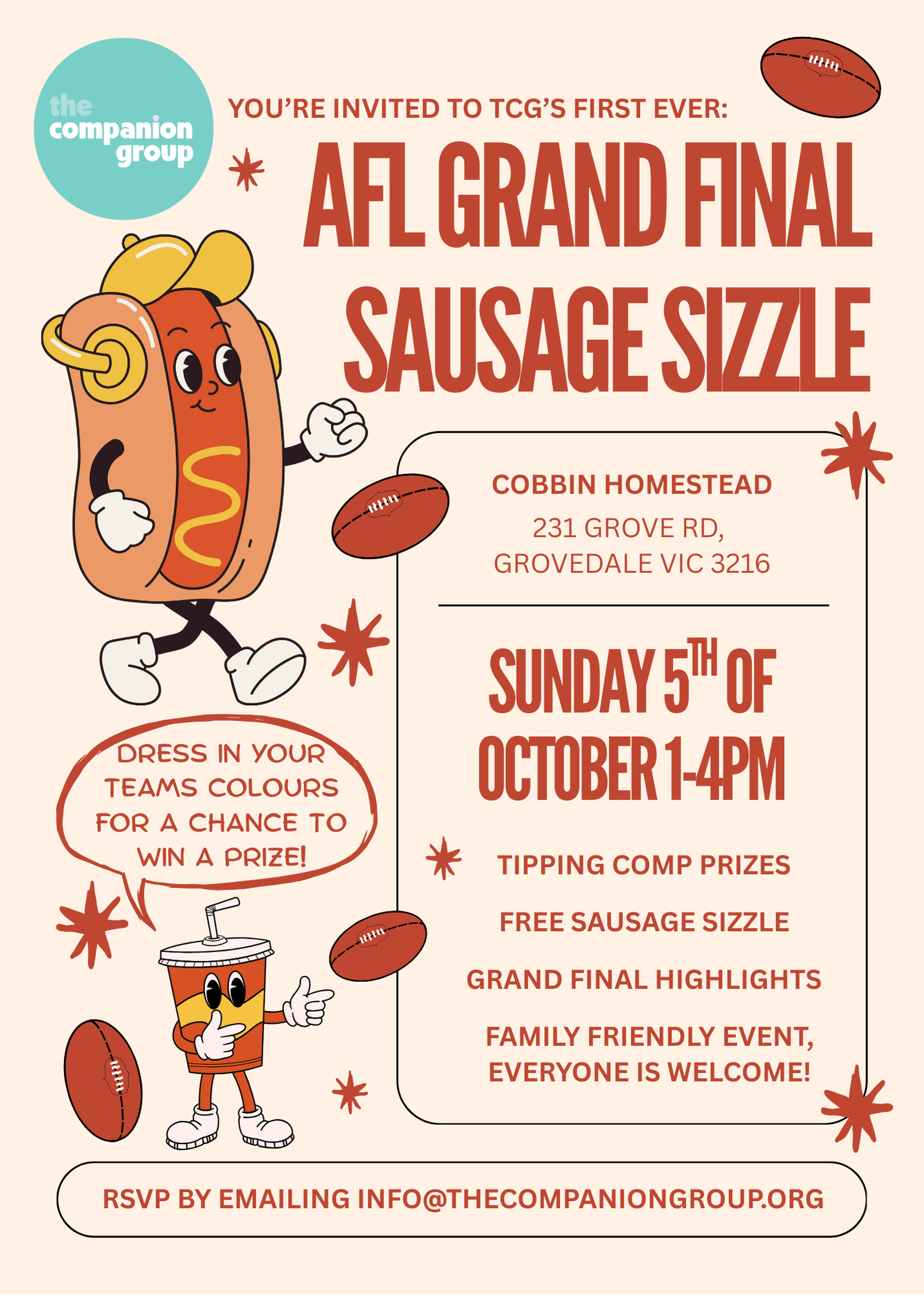 AFL Grand Final Sausage Sizzle
