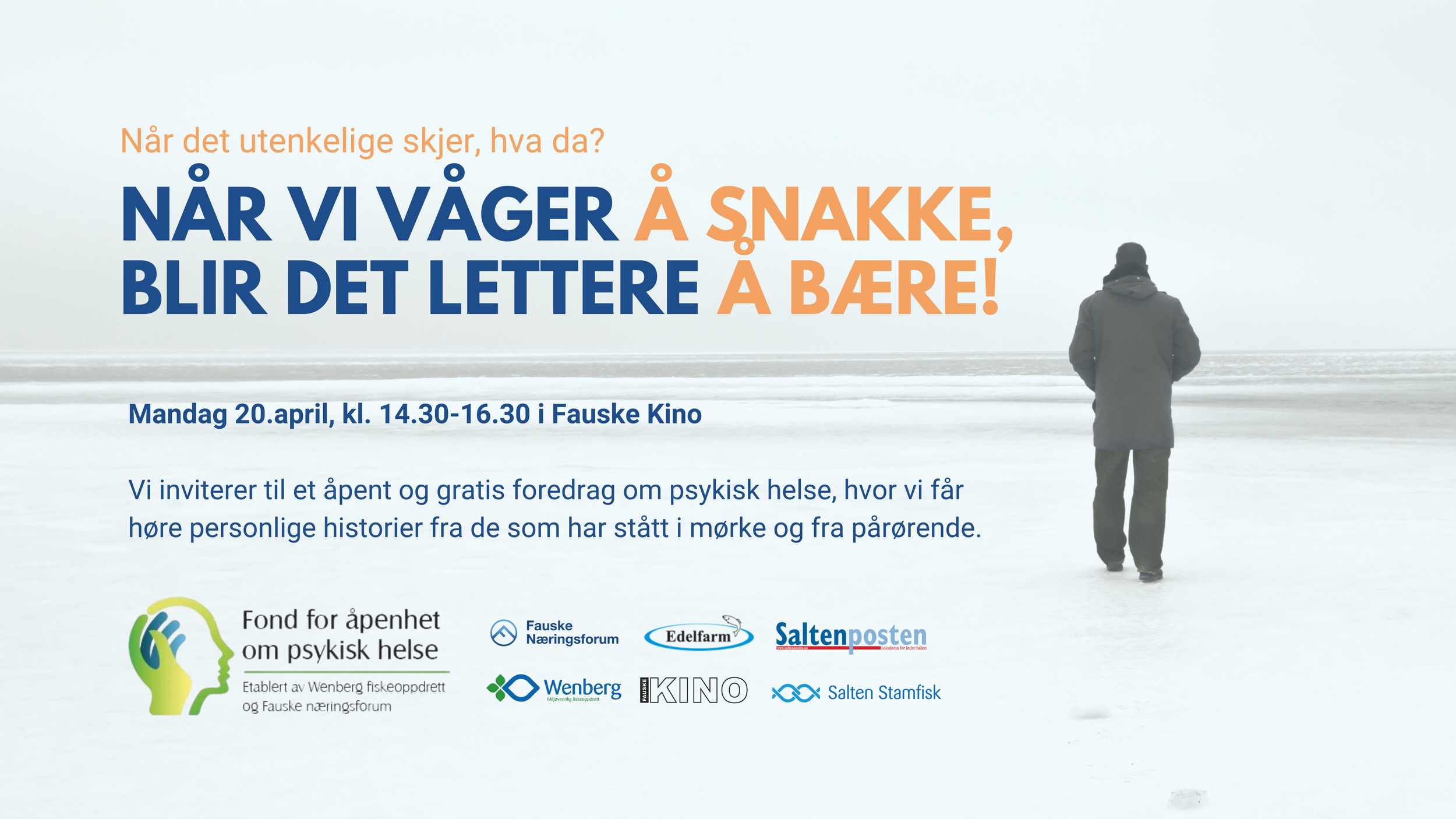 Når vi våger å snakke, blir det lettere å bære!