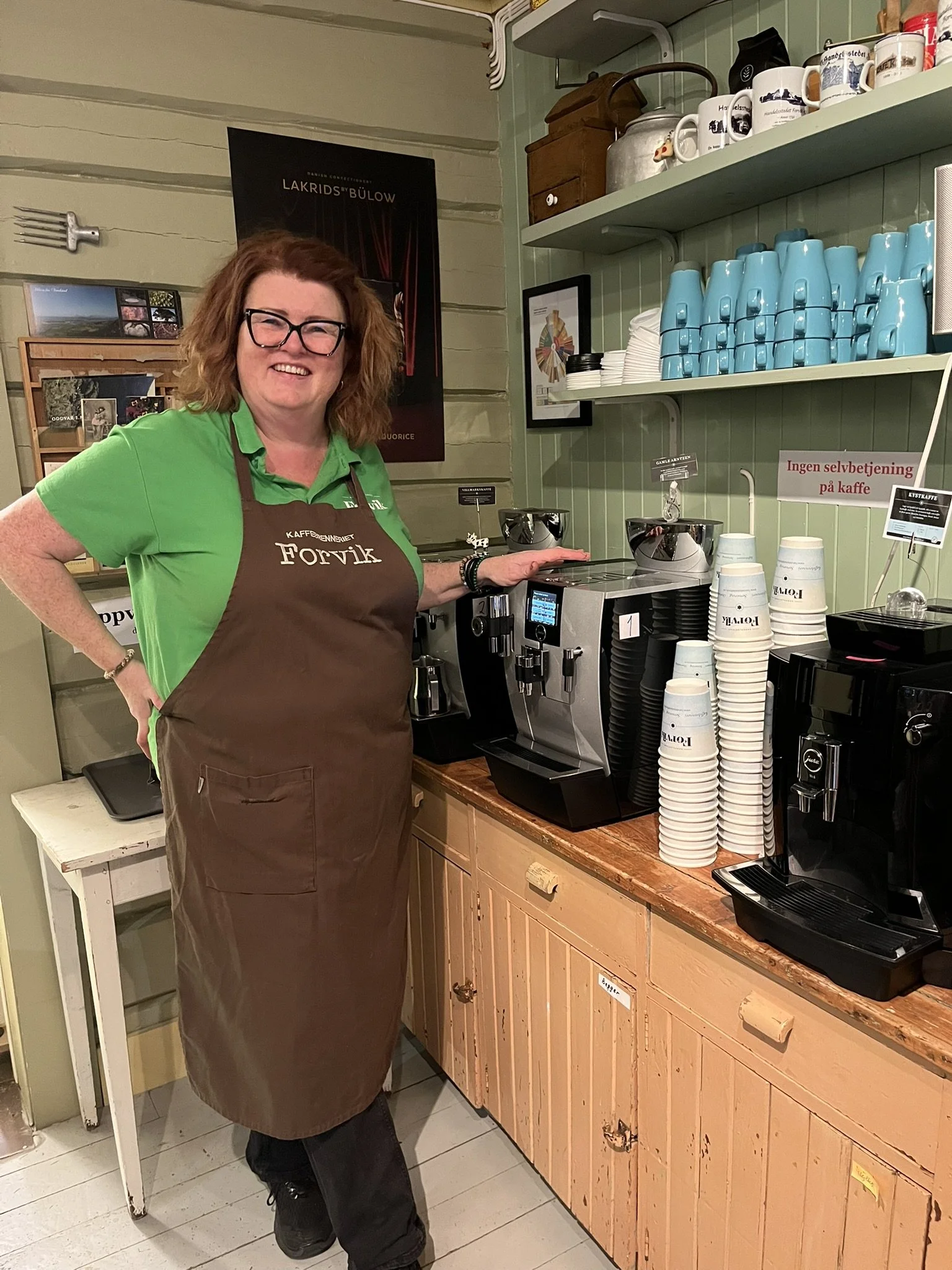 Hanne mellom gammelt og nytt. 