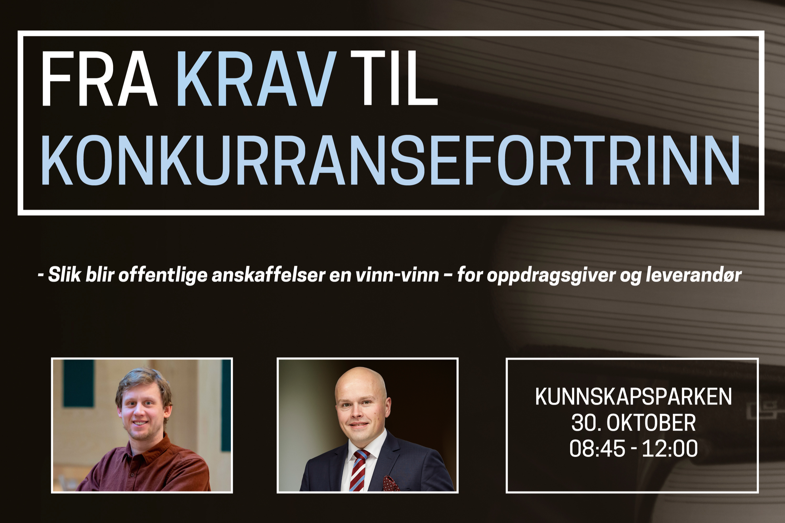Anbud og kontraktoppfølging. Fra krav til konkurransefortrinn