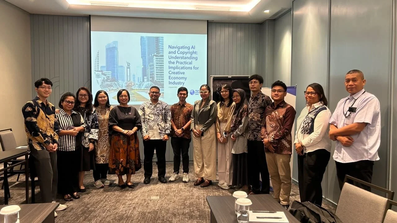 6 August 2026 - DPA-ISD: Navigating AI and Copyright: Understanding the Practical Implications for Creative Economy Industry in Indonesia 
