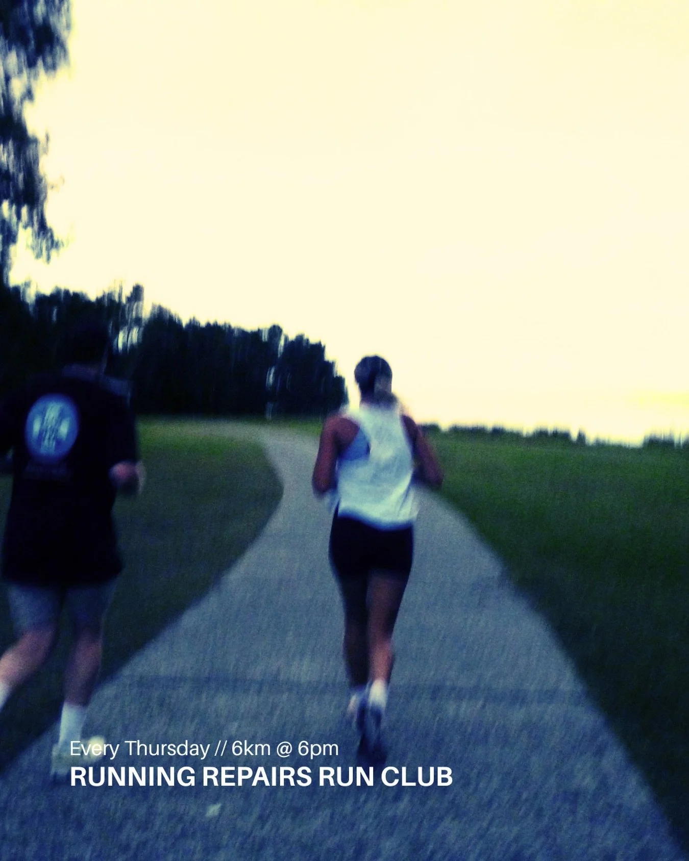 RUNNING REPAIRS RC.
Join the team. 

Every Thursday // 6km @ 6pm // $15 Dinner