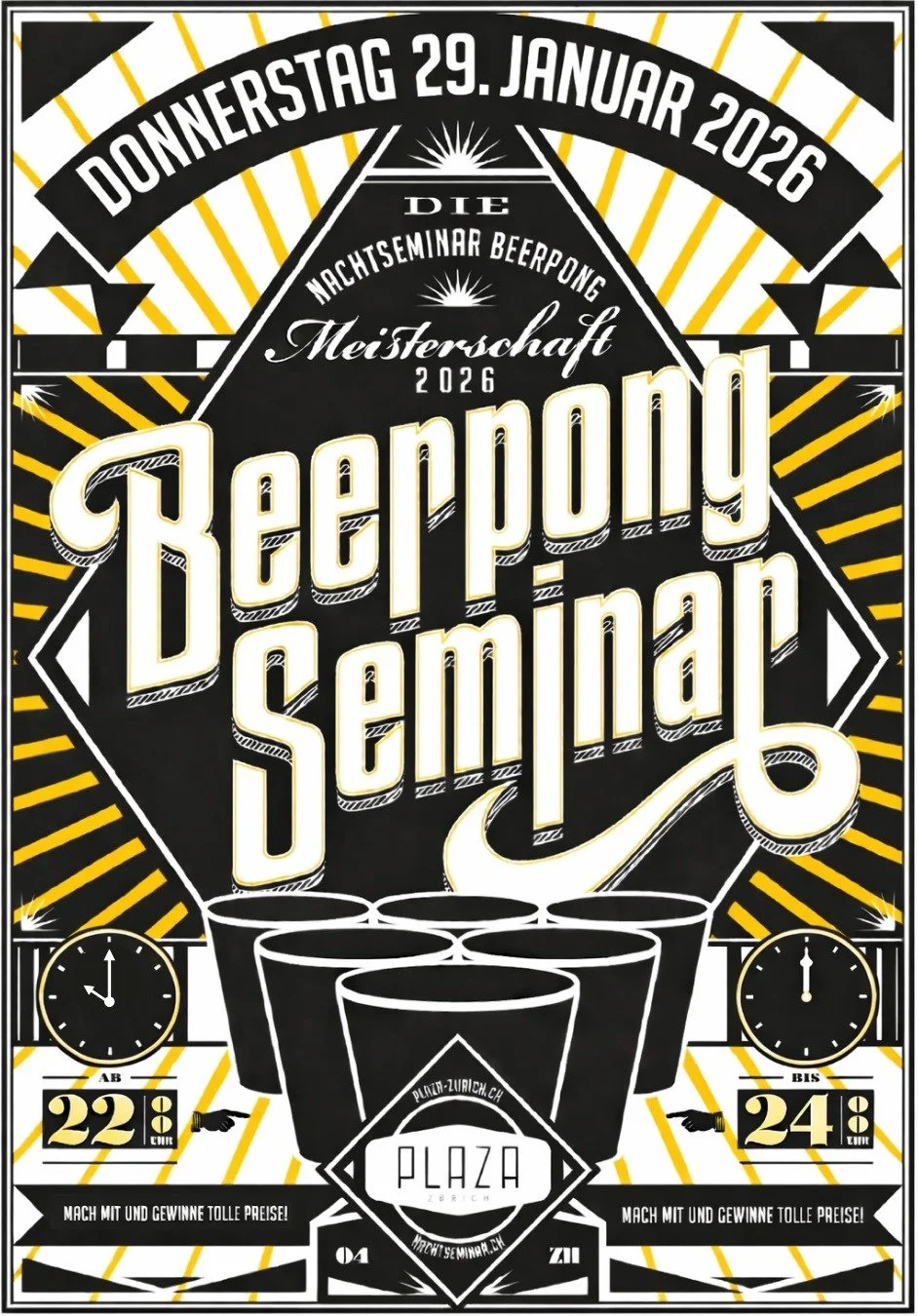 29. Januar - BEERPONG TURNIER