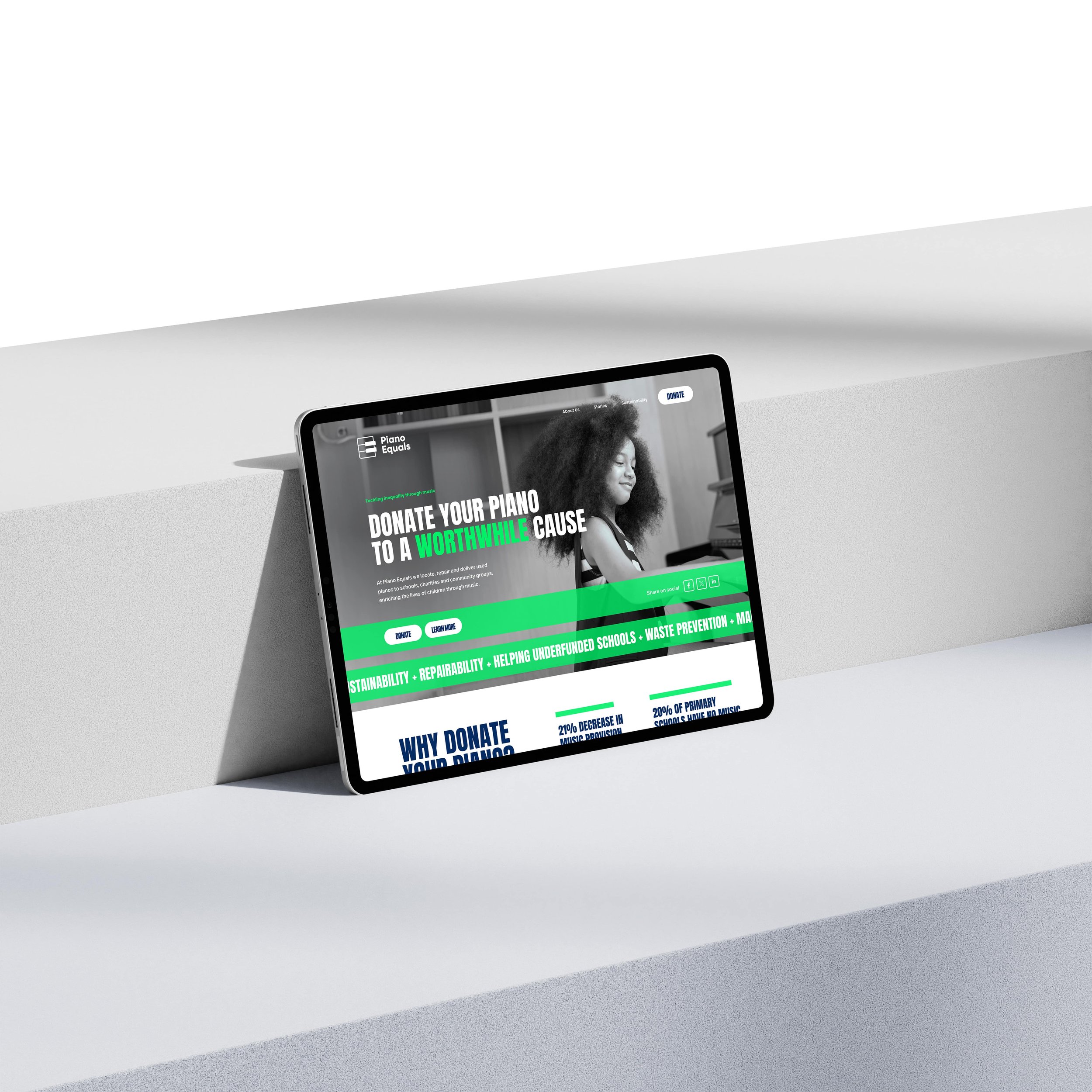 Piano Equals website