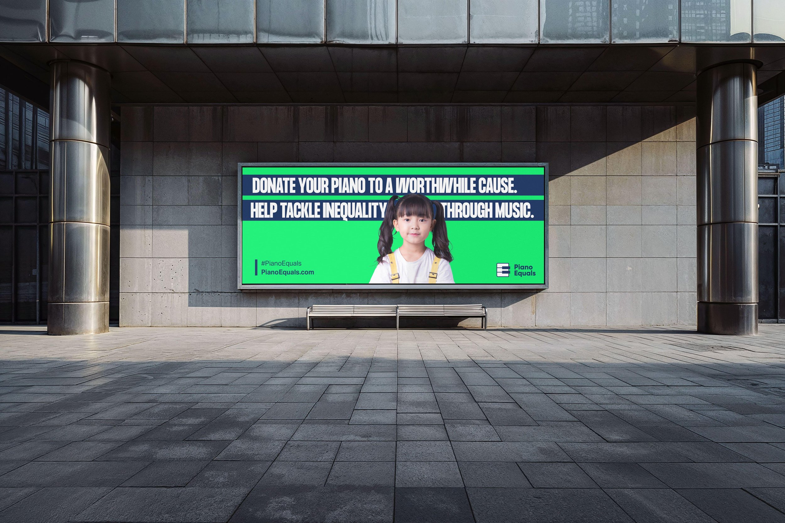 Piano Equals Billboard Advert