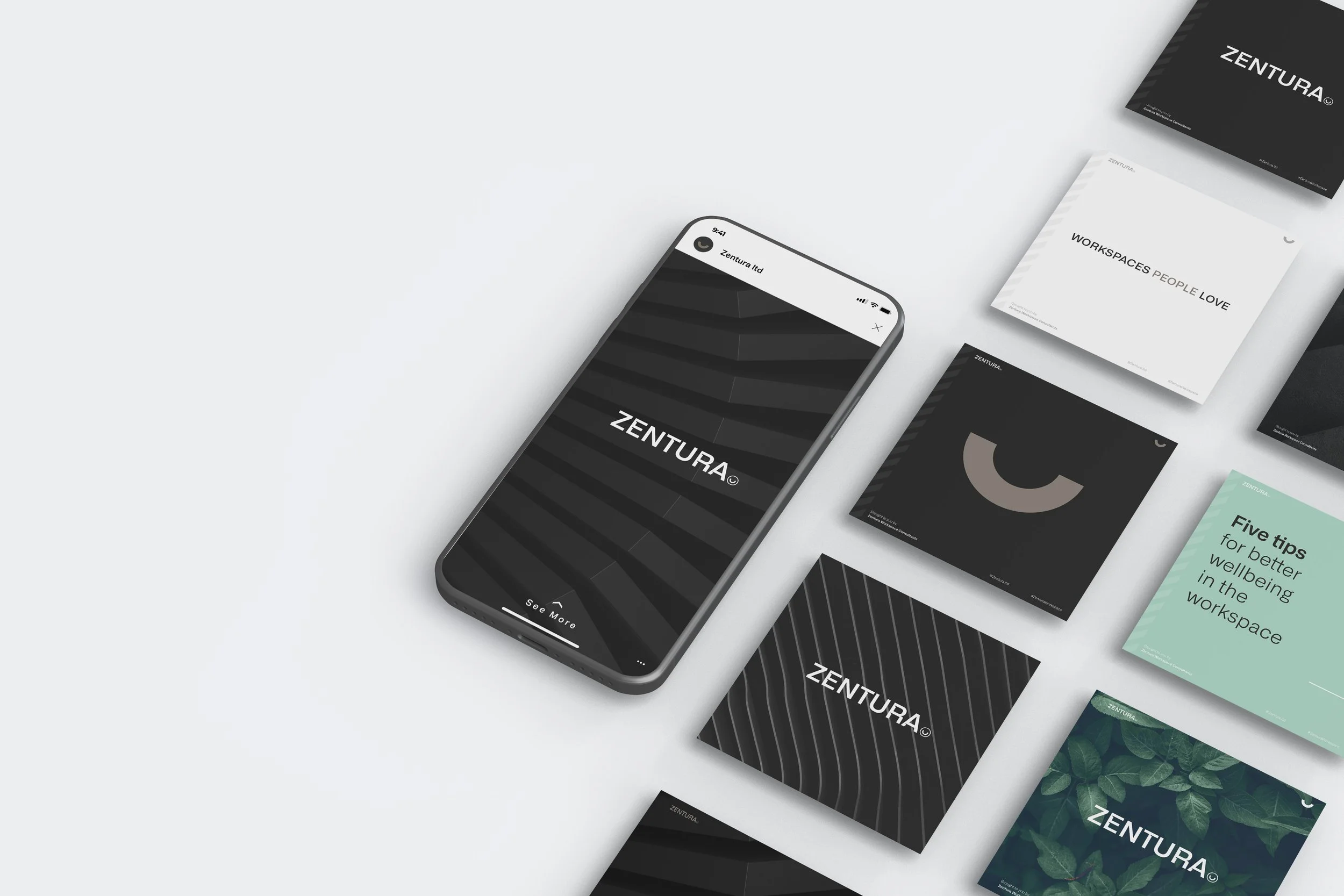 Zentura social templates