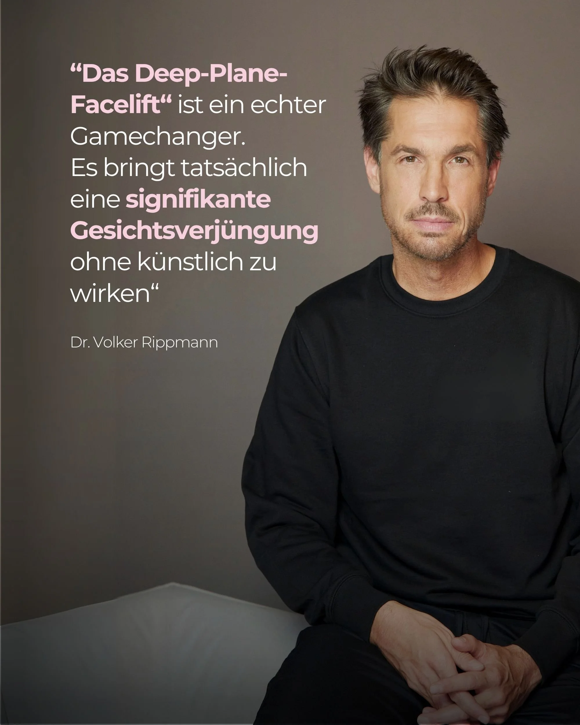 Dr. Volker Rippmann im Interview “Ästhetischer Chirurg erklärt: Vorteile, Risiken und Kosten eines Deep-Plane-Facelift”