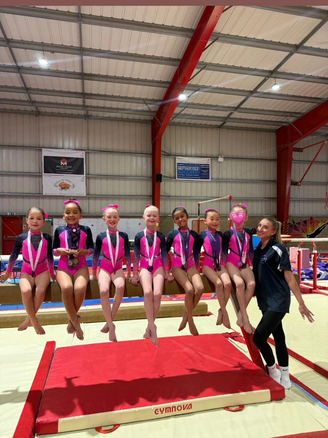 Very proud of our gymnasts in round two today! Excellent results from all the girls. Well done to Nova who won national level 9 overall and Isabella who came third. Congratulations to Swaraa who also placed bronze overall in regional 9 💖