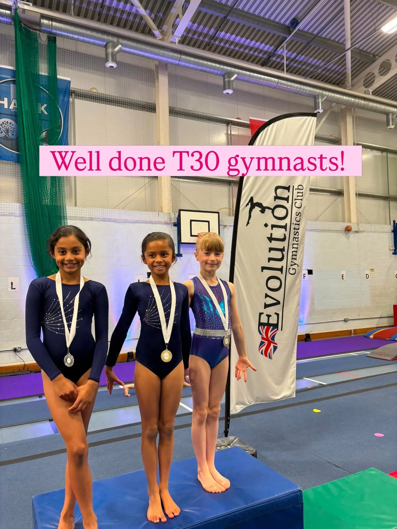 Well done to T30 gymnasts representing their schools at Evolution festival of schools competition today! Isha came 5th in the u10 category and superstars Siyana and Astrid came equal first in the u8 age group. We are so proud of you girls!! 👏🎉💗💗#