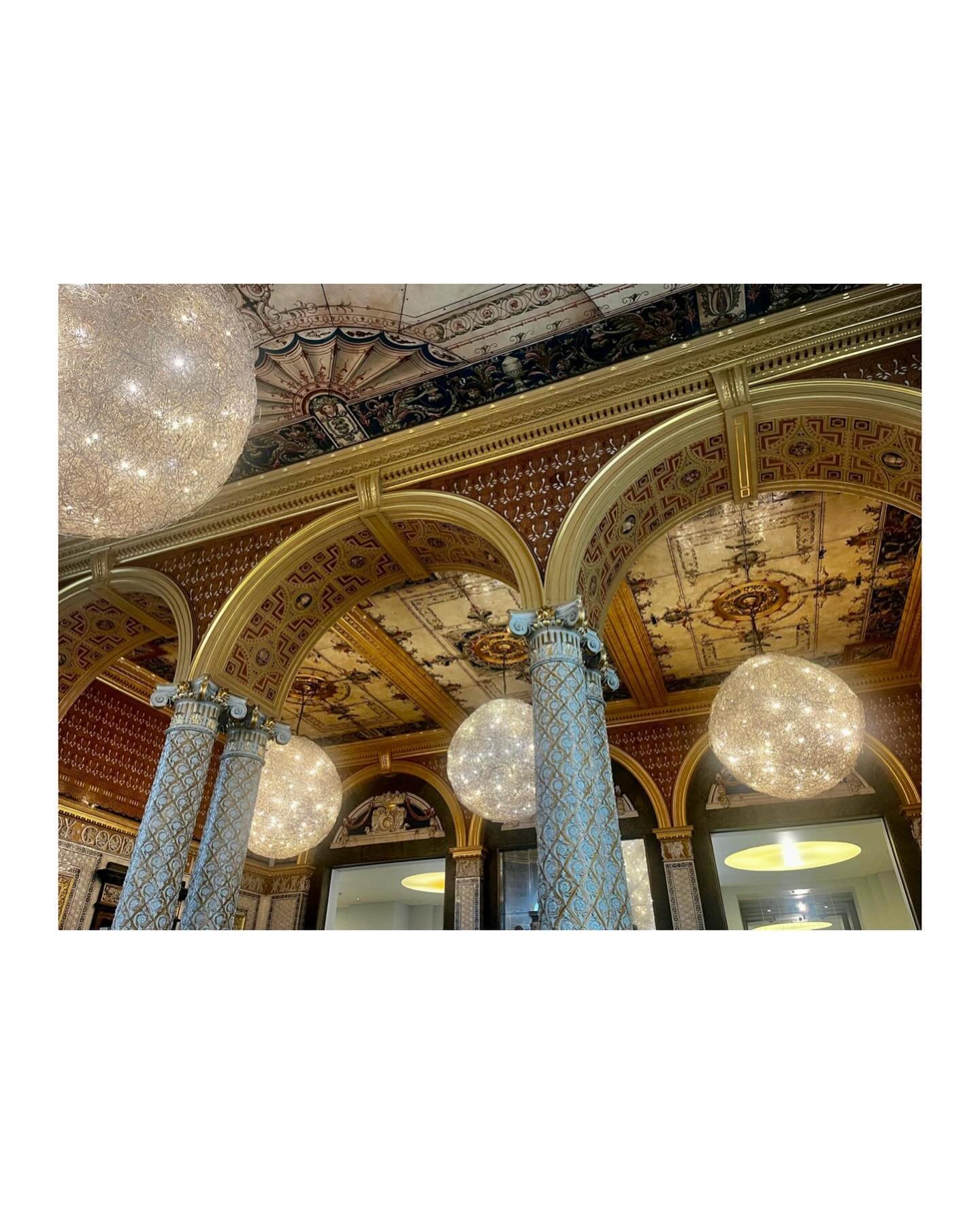 Stopped for a quick coffee break at the V&amp;A Museum cafe today and couldn&rsquo;t help take more photos of the stunning interior. Sometimes as designers it&rsquo;s good to remind ourselves that although we need to produce practical and functional 