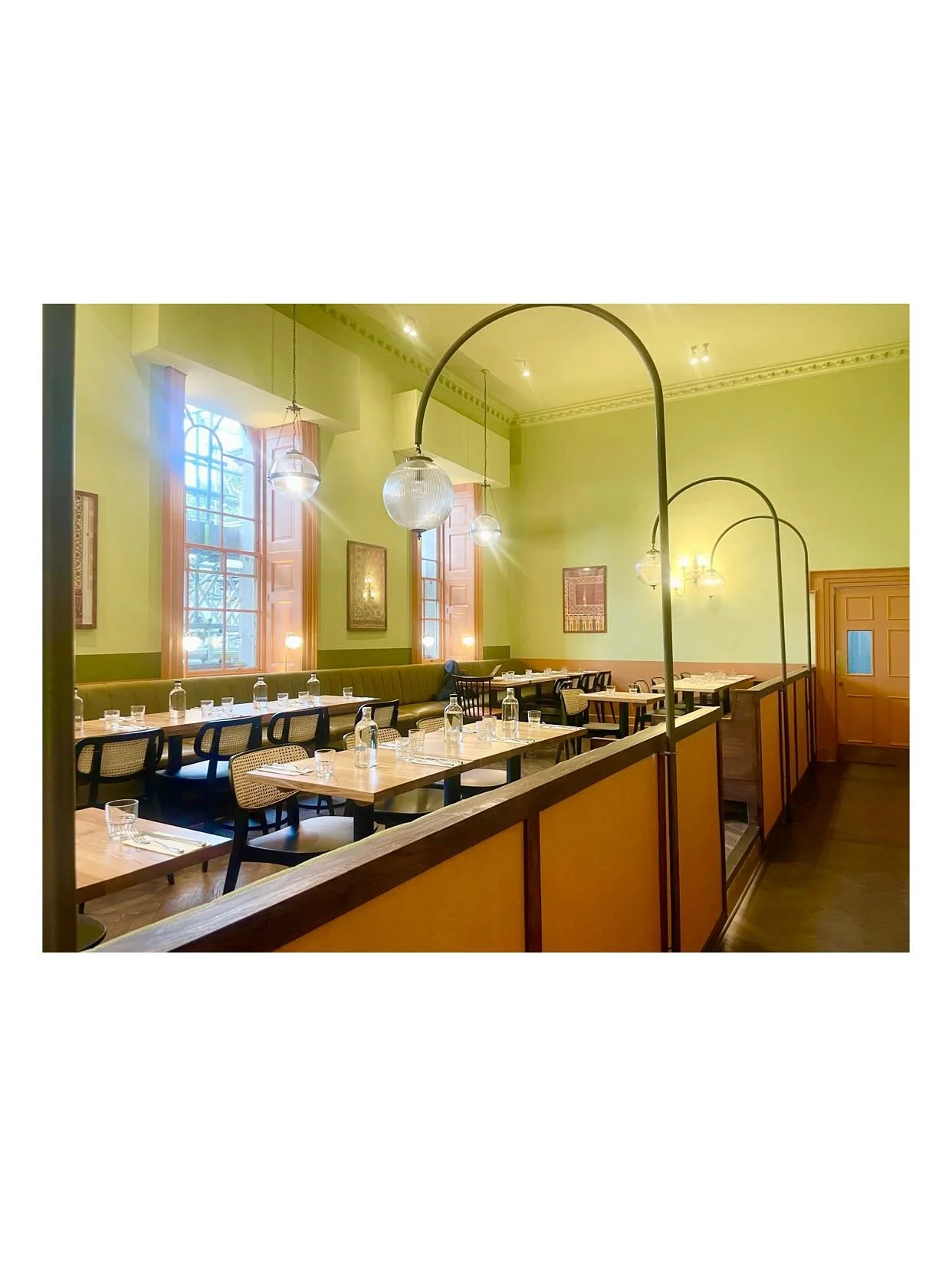 Aram is Imad Alarnab at Syrian Kitchen&rsquo;s latest venture, launched last week in Somerset house. As expected, wonderful food and a lovely experience, with an especially compelling retail offer and visually appetising deli display. Apparently this