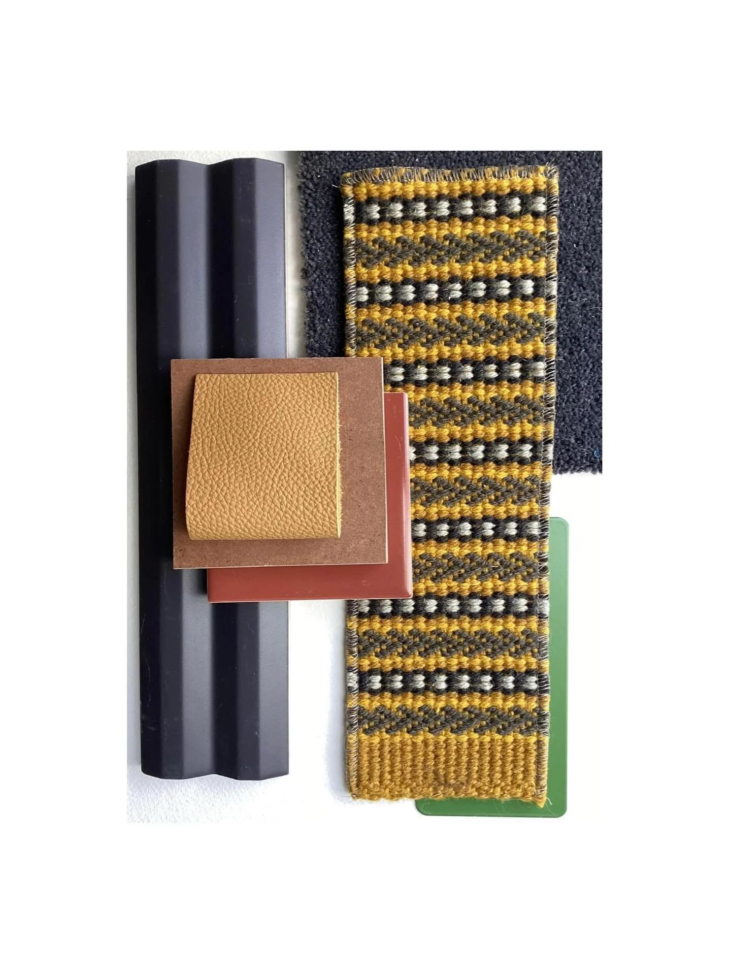 We&rsquo;ve layered bold colour, texture and pattern to journey through this hospitality space. Mustard patterned runners create clear zoning, while buttery yellow seating, terracotta counters, and soft green metal accents guide the eye and create a 