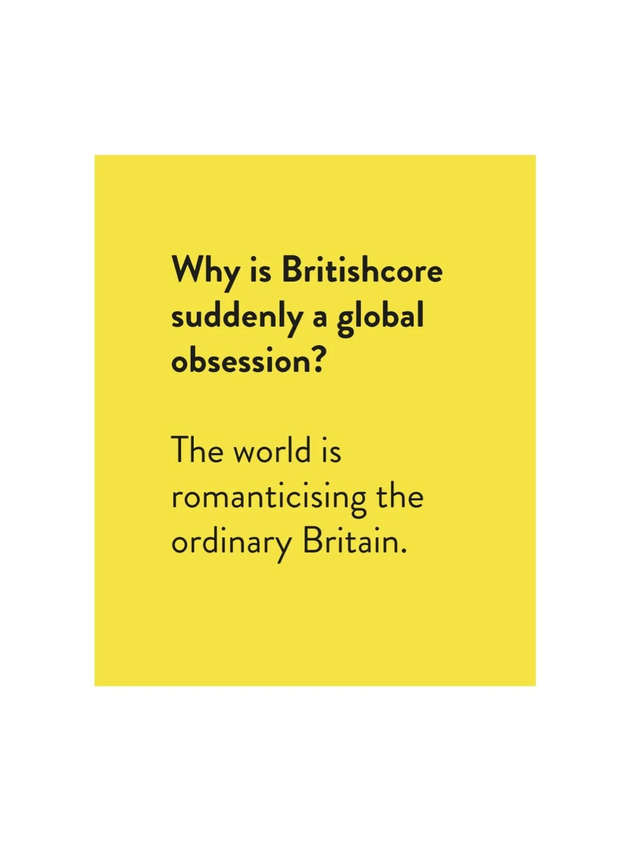 Read the full piece, link in bio: Why is Britishcore suddenly a global obsession?

#cauldermoore #interiordesignagency #bespokedesign #brandidentity #creativedesign