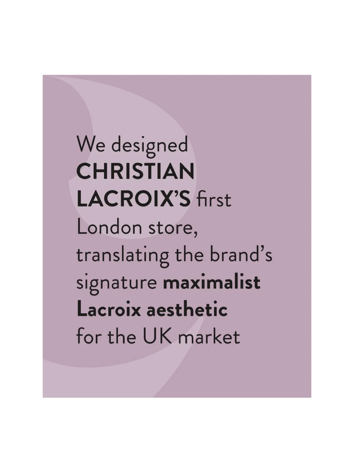 A history of firsts

For over 30 years, Caulder Moore has defined the first steps for some of the world&rsquo;s most recognisable brands,&nbsp;a journey we trace from the archives to the present day.

#cauldermoore #interiordesignagency #bespokedesig