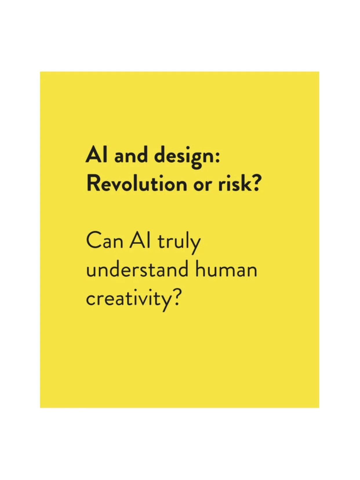Read the full piece, link in bio:&nbsp;Intelligent design, what AI means for the future of interiors and for brands.

#cauldermoore #interiordesignagency #bespokedesign #brandidentity #intelligentdesign