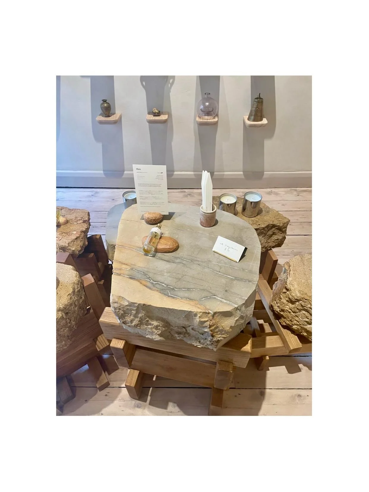 Stepping into the Ffern perfume store in London felt like crossing from busy and bustling Soho, into a calm and natural world of its own.

We loved the checkout desk crafted from mycelium, echoed beautifully in the perfume packaging, a thoughtful and